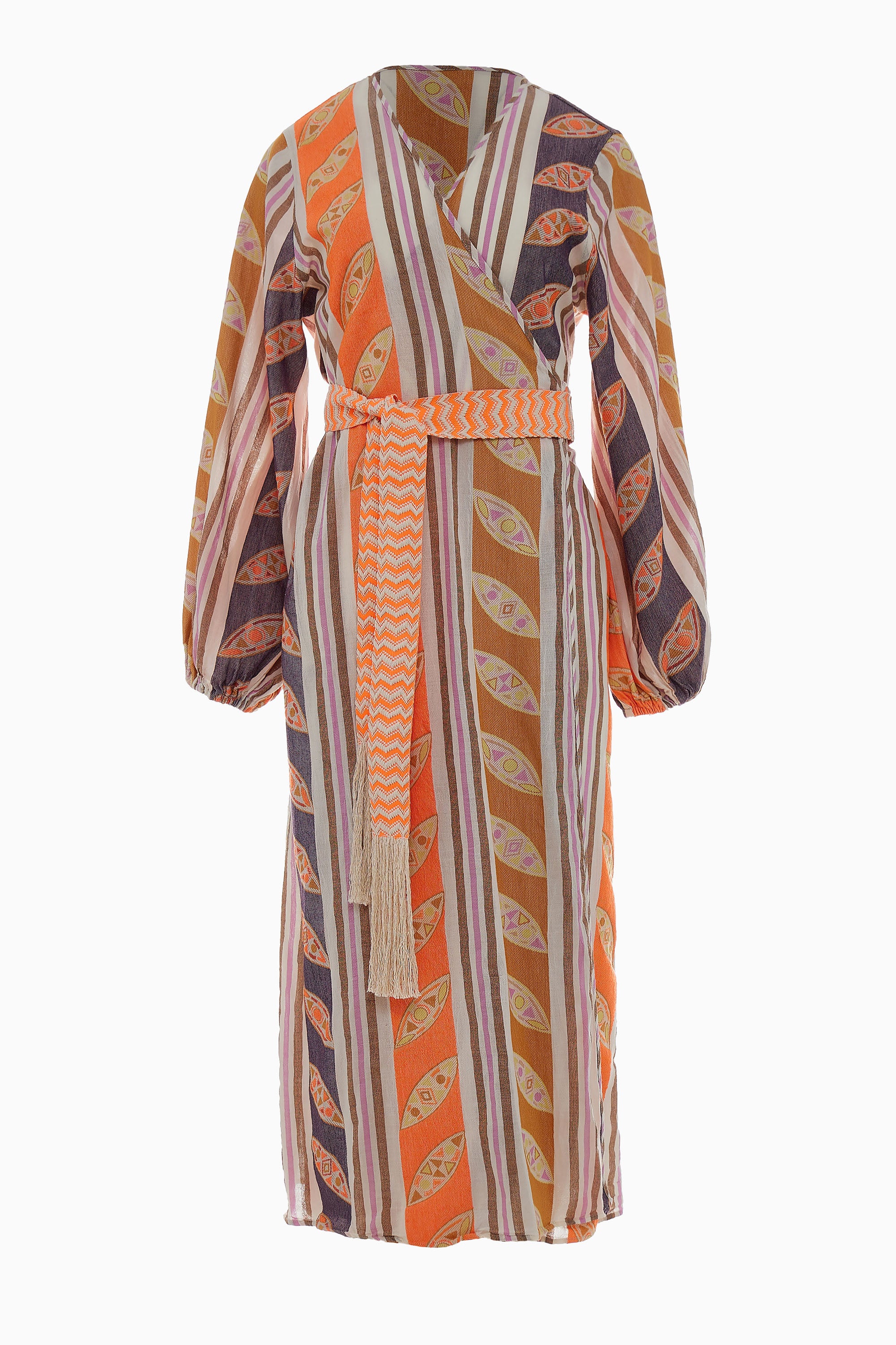Devotion Thetis Dress - Orange / Lila - RUM Amsterdam