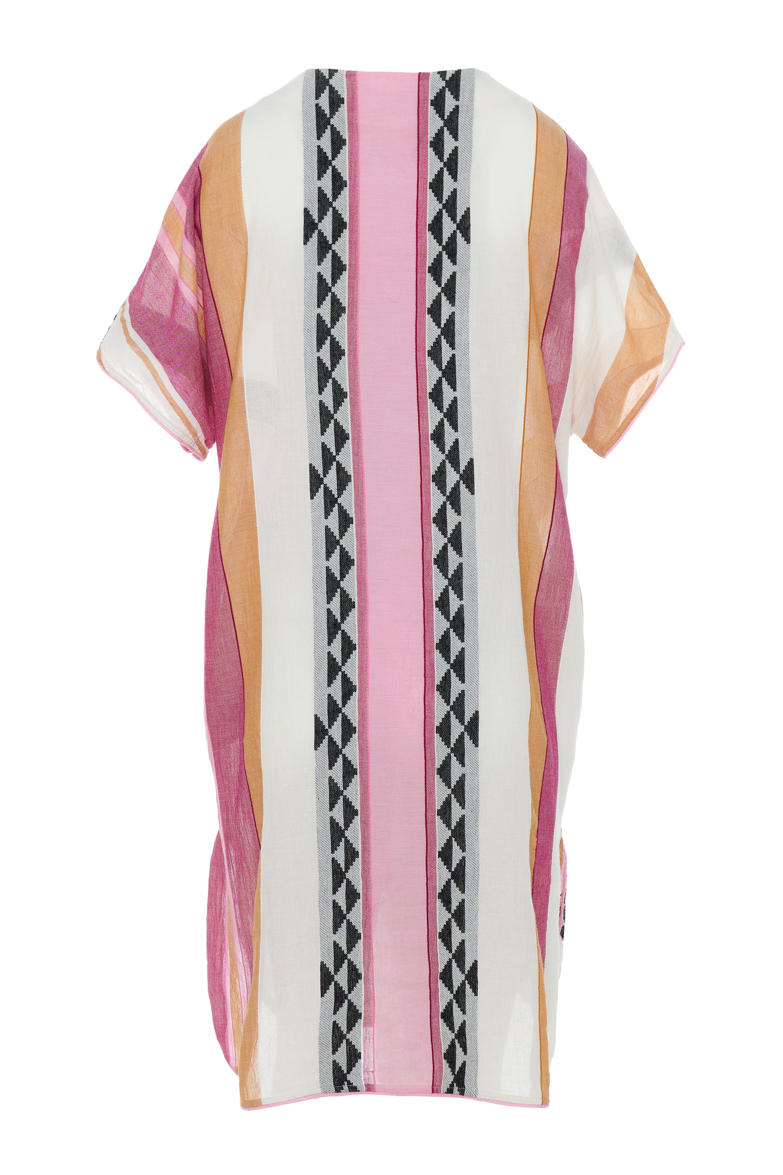 Devotion Augoustina Dress - M. Pink - Green - RUM Amsterdam