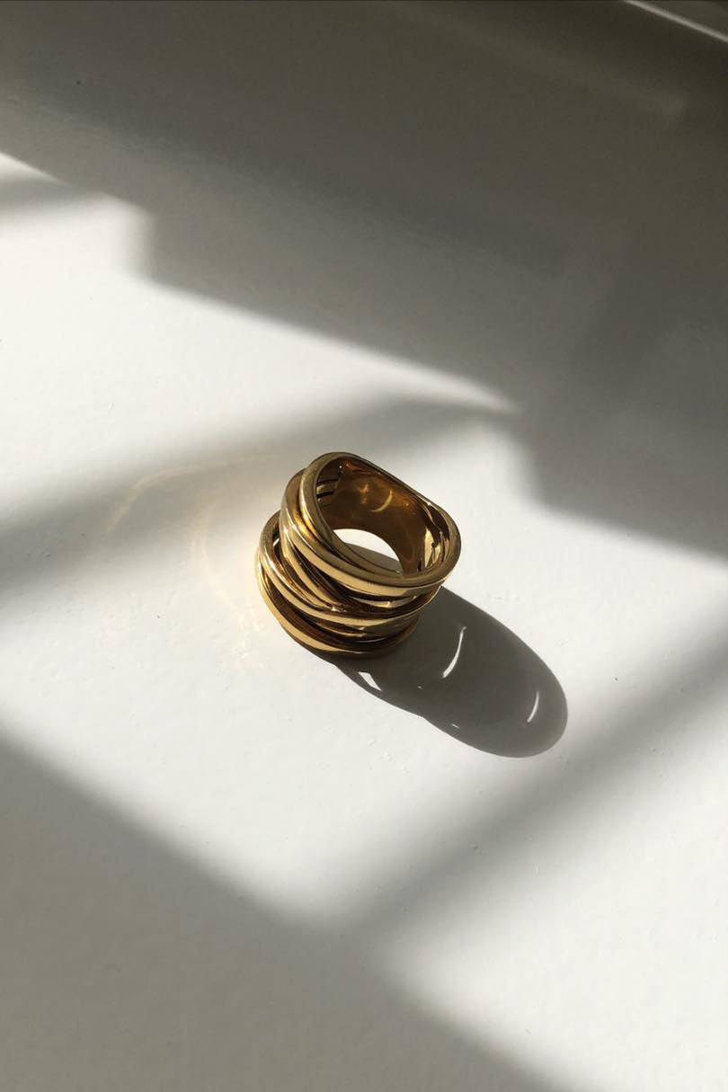 Bandhu Coil Ring - Gold - RUM Amsterdam