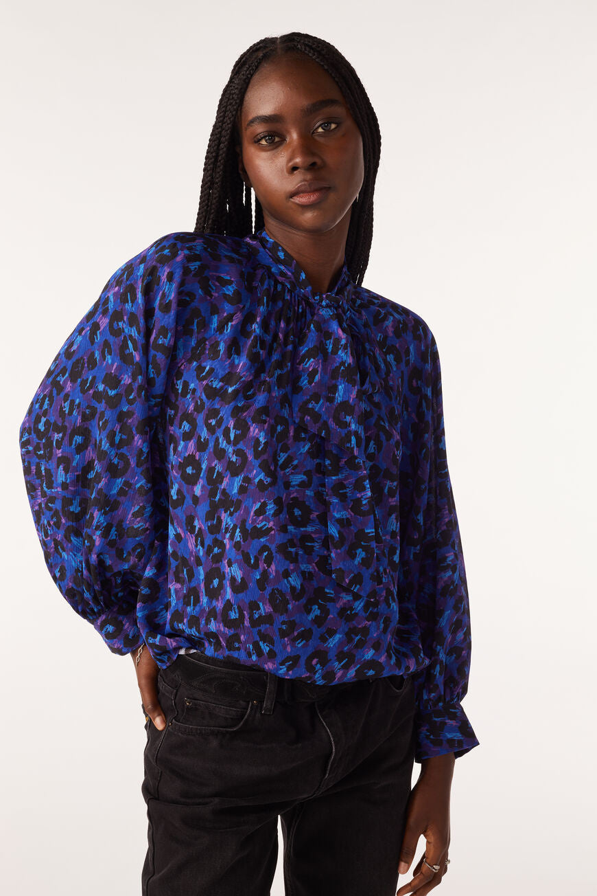 Ba&sh Loma Blouse - Blue - RUM Amsterdam