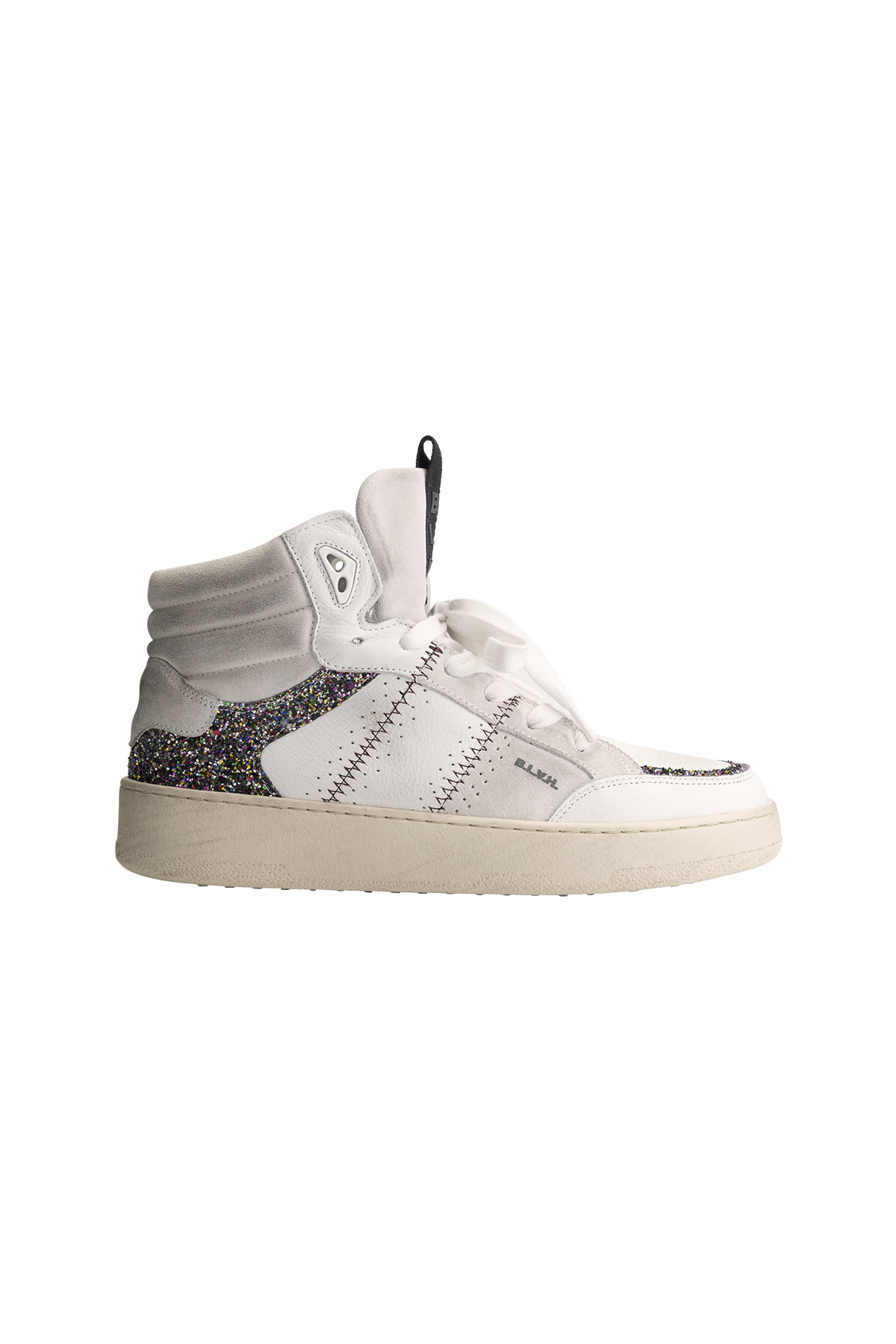 Jenn Sneaker - White Multi Glitter