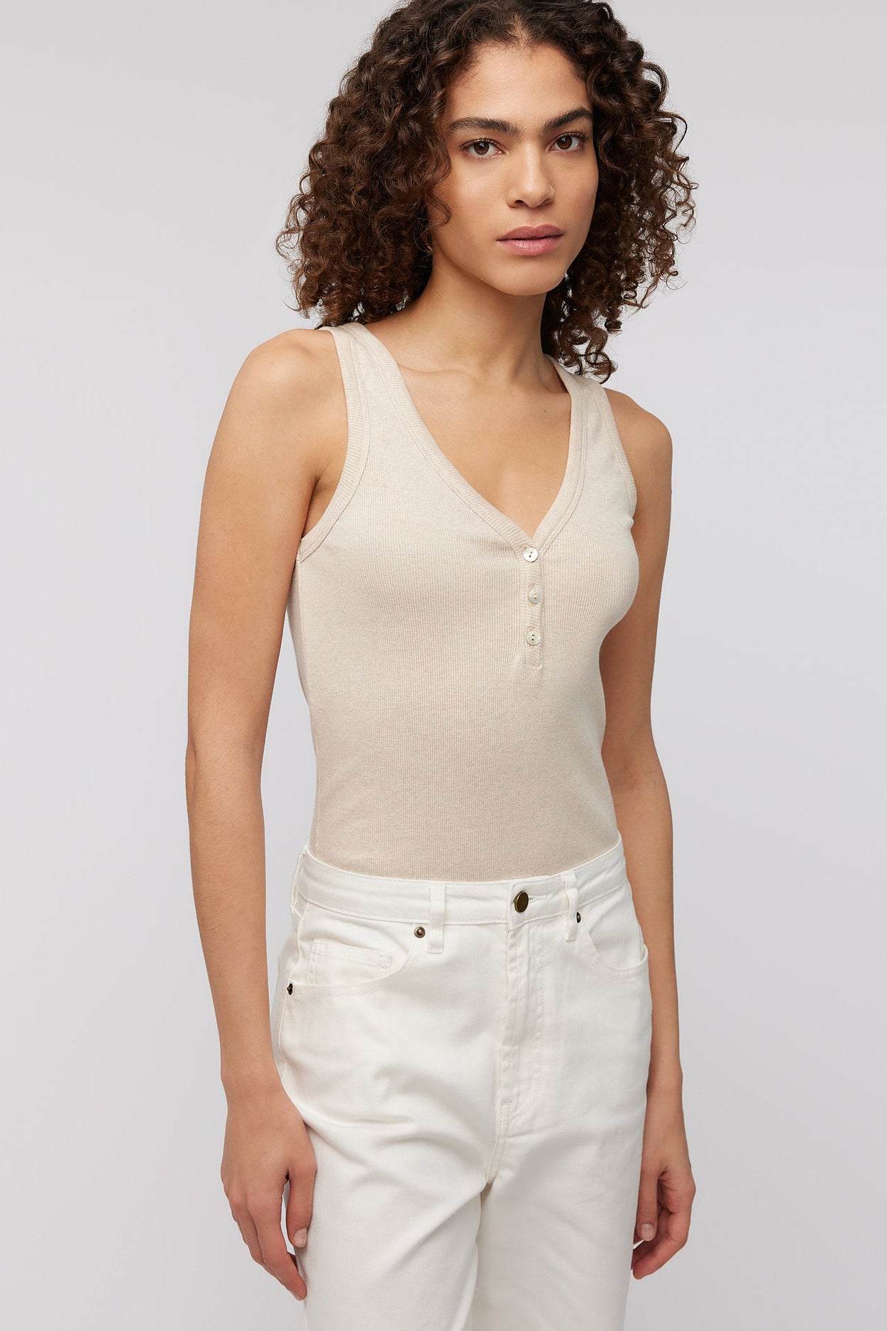 Knit-ted Tilly Top - Sand - RUM Amsterdam