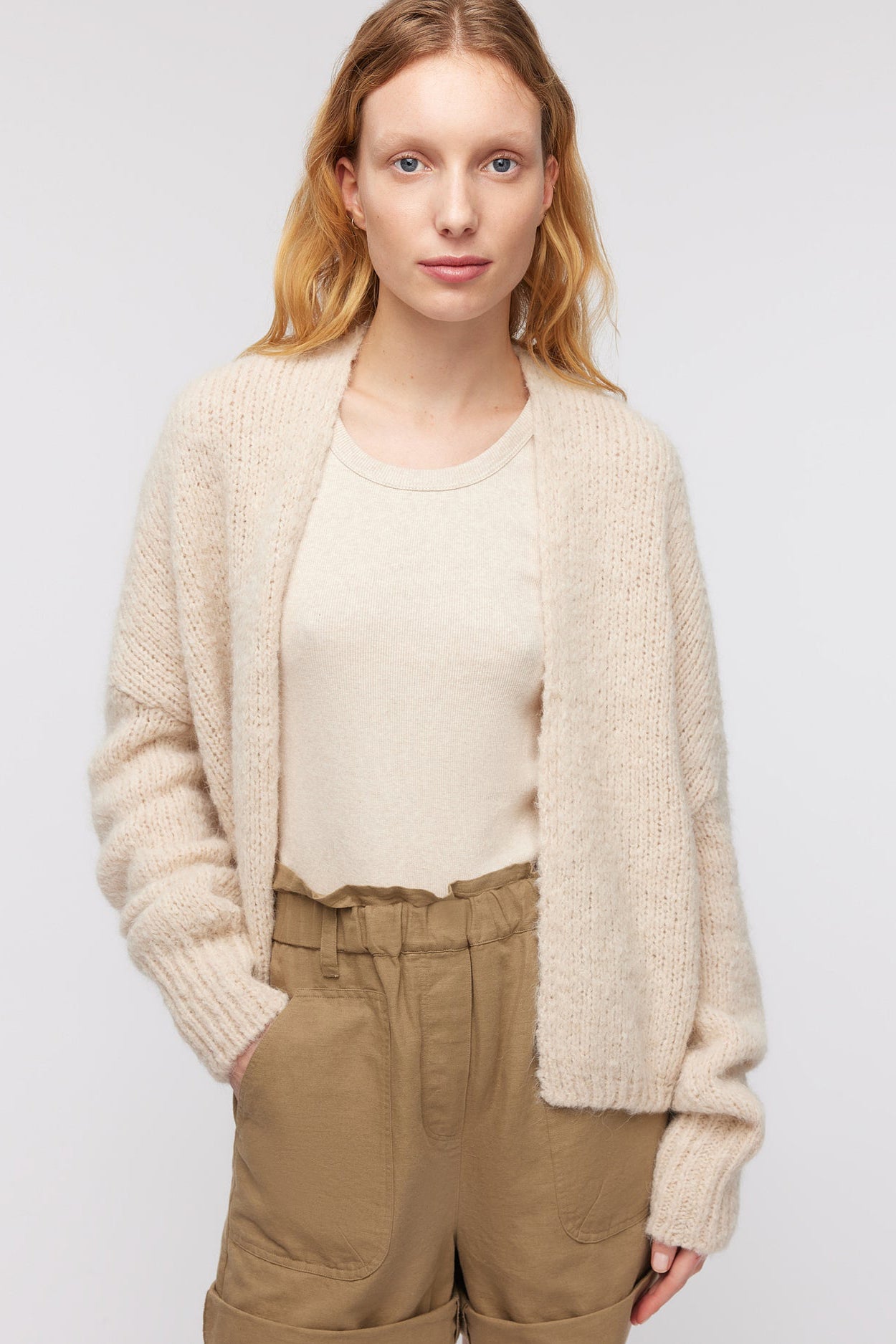 Knit-ted Becky Cardigan - Sand - RUM Amsterdam