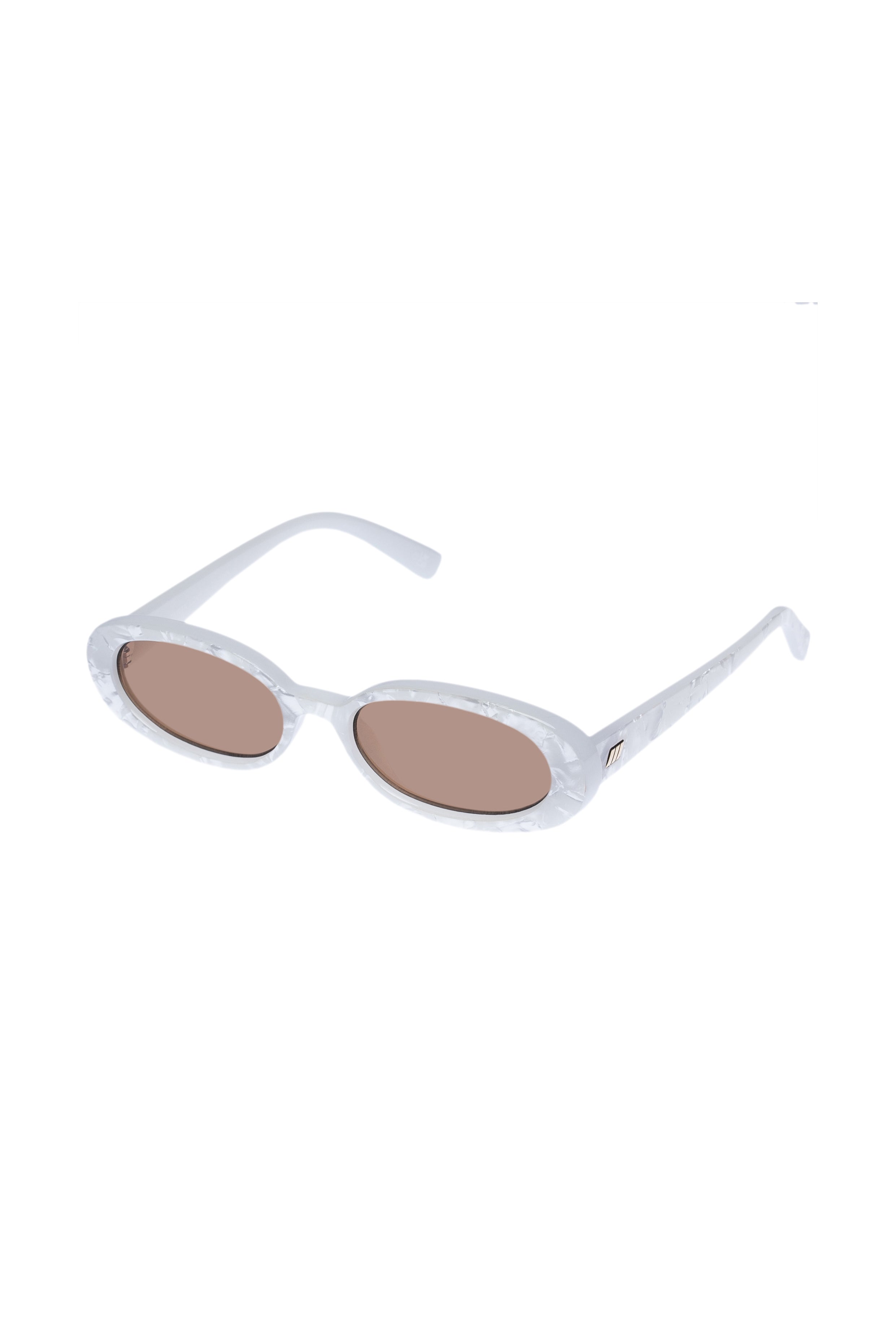 Le Specs Outta Love Sunglasses - White Marble - RUM Amsterdam