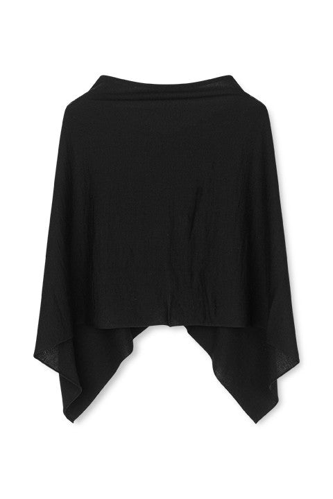 Sibin/Linnebjerg Paris Poncho - Black - RUM Amsterdam