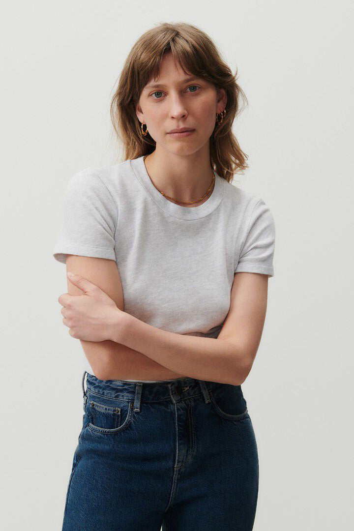 American Vintage Sonoma Tee - Arctic Melange | RUM Amsterdam American Vintage Sonoma Tee - Arctic Melange | RUM Amsterdam