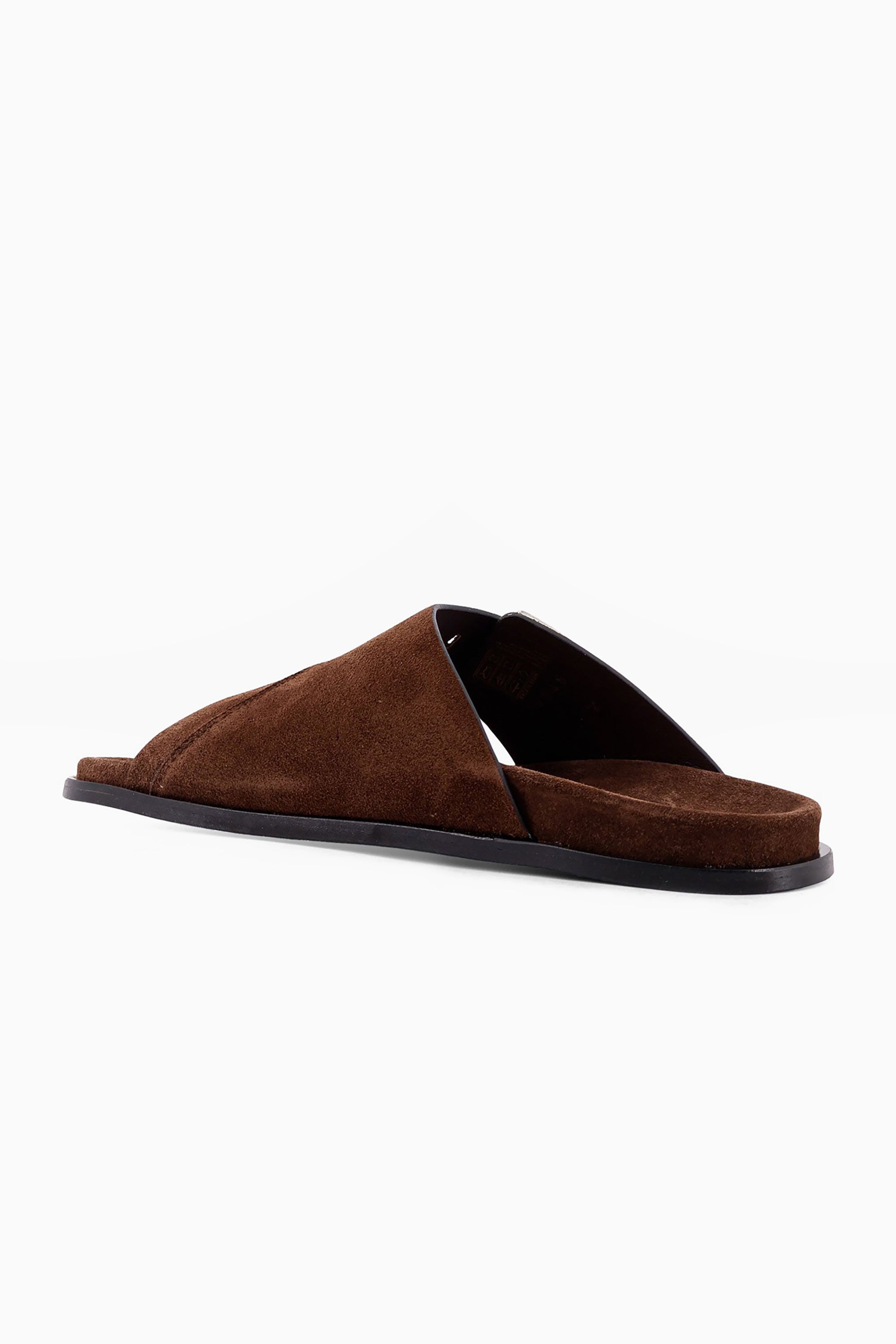 Alba Leather Sandals - Suede Brown