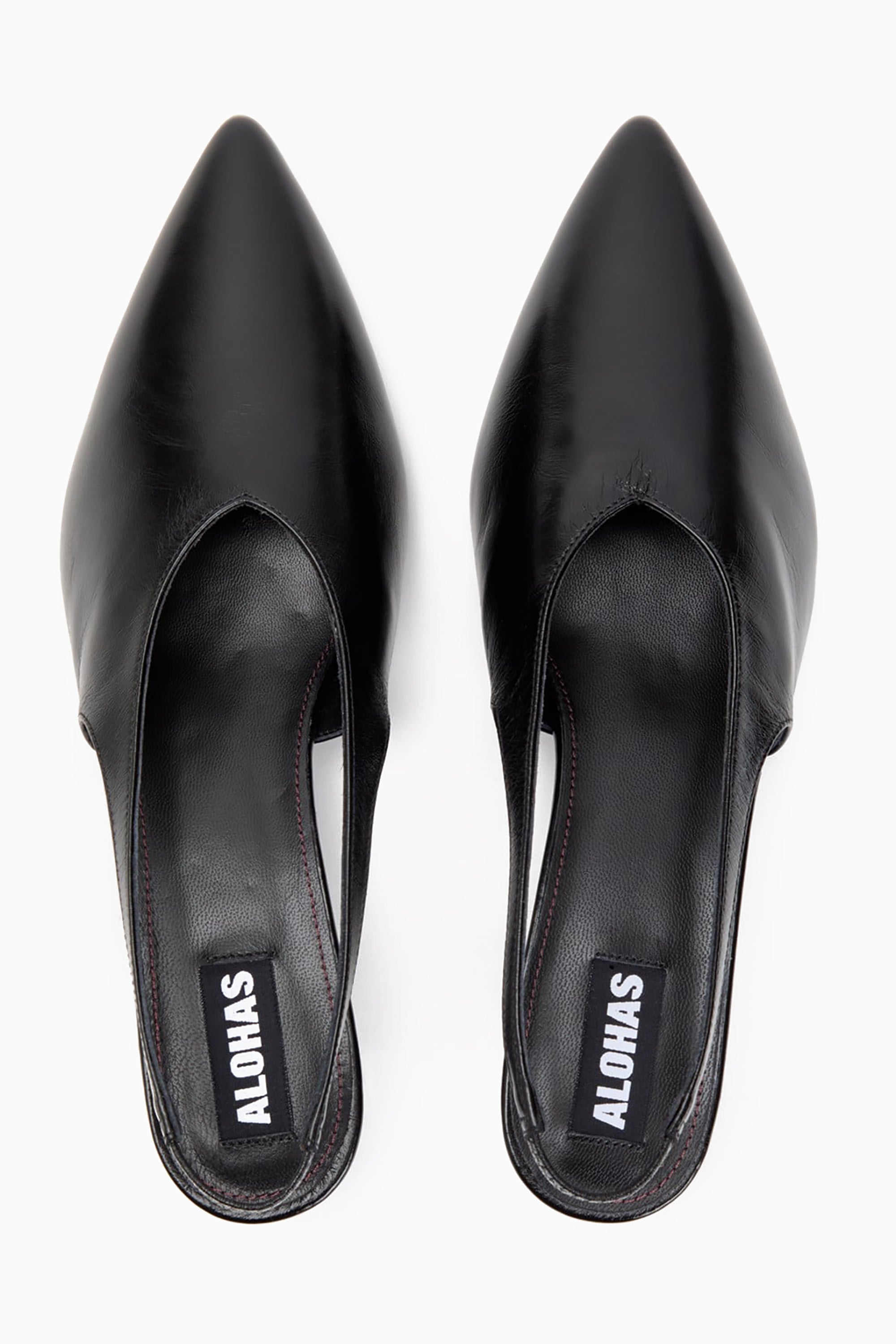 Eros Leather Pumps - Black