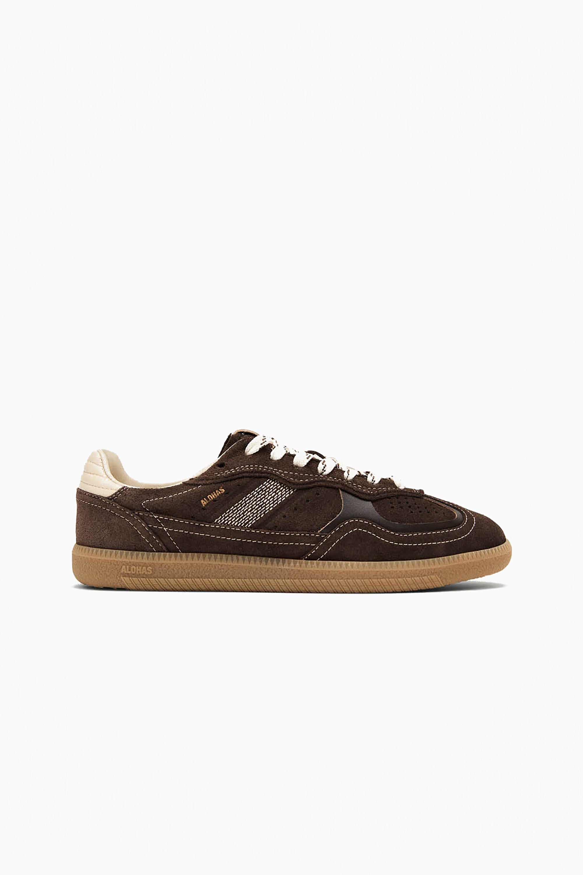 Tb.490 Leather Sneakers - Rife Chocolate Cream