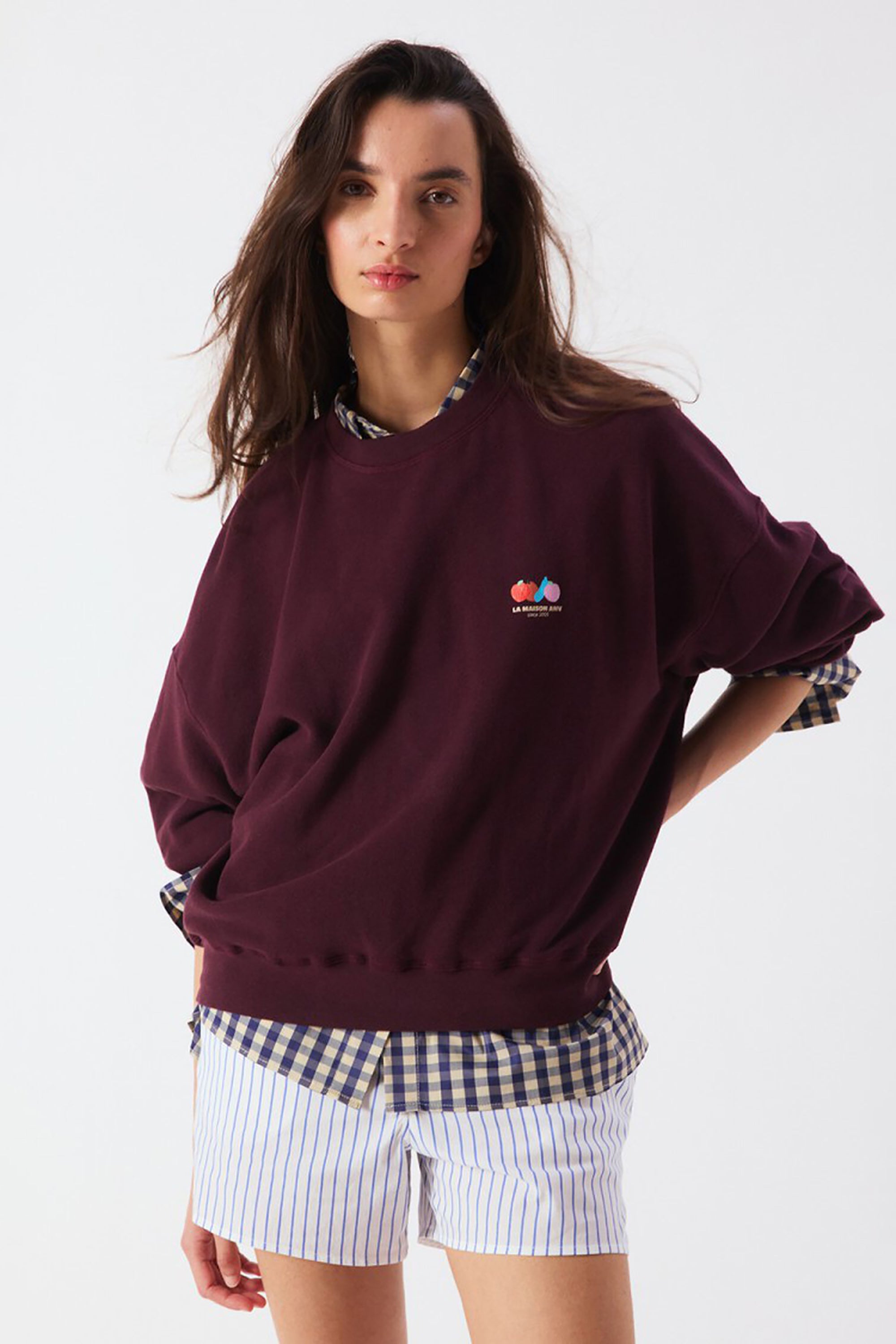 Atubay Sweatshirt - Wine Lie