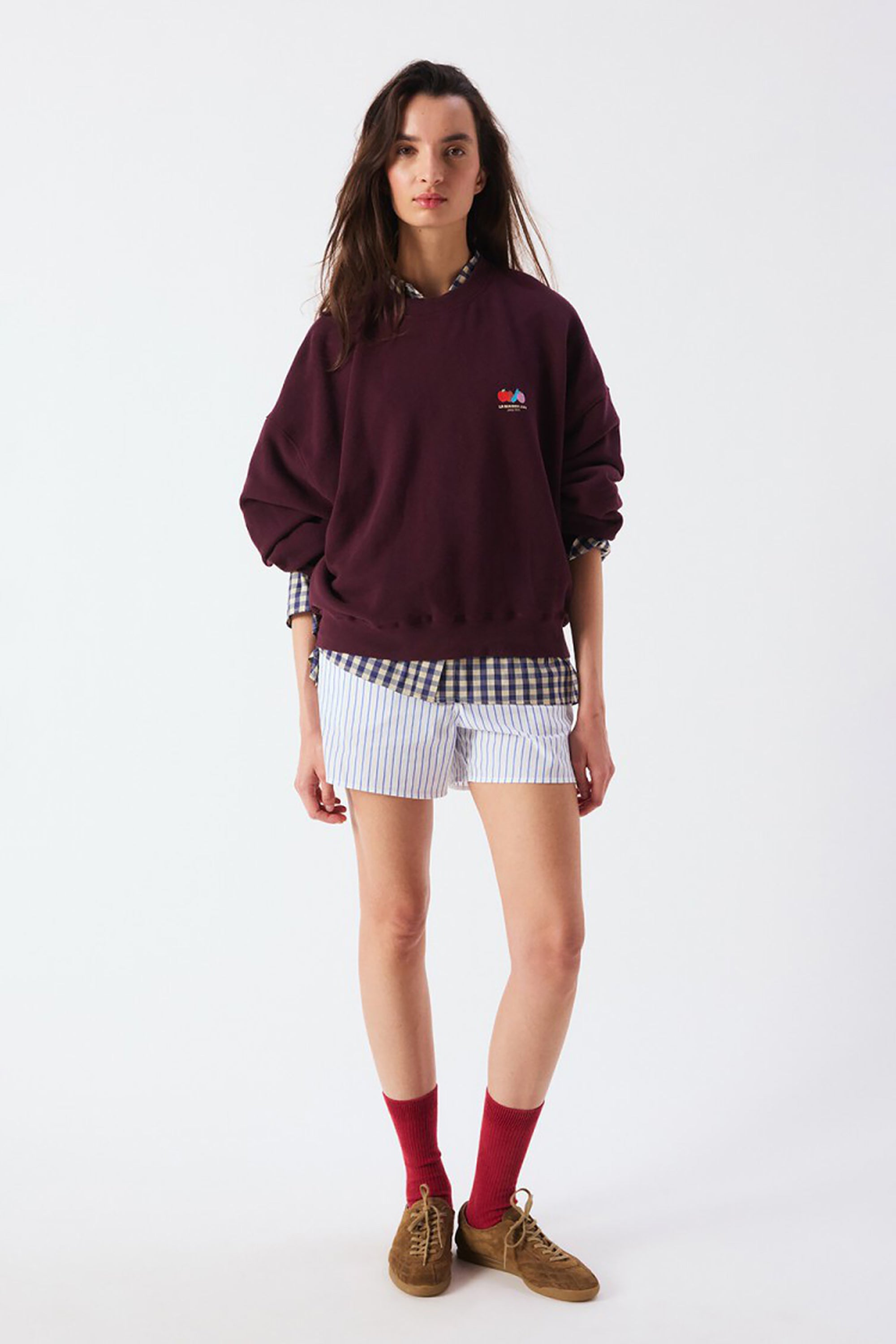 Atubay Sweatshirt - Wine Lie
