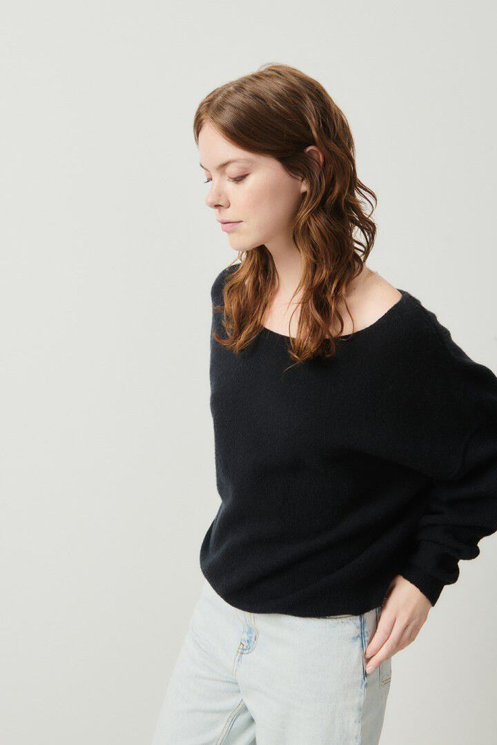 American Vintage Damsville Trui Damsville Boat Neck Jumper