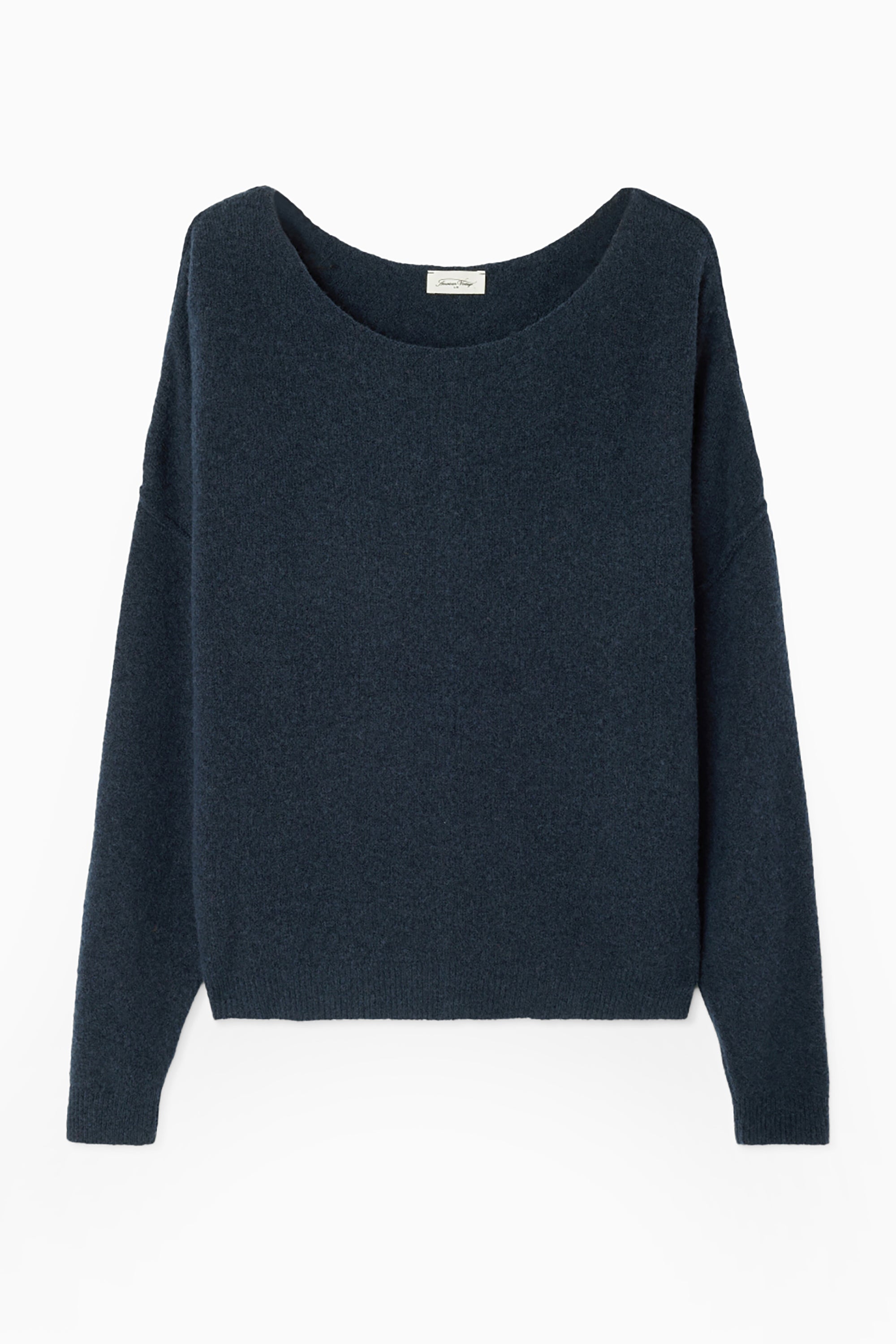 Damsville Jumper - Navy Blue Black Melange