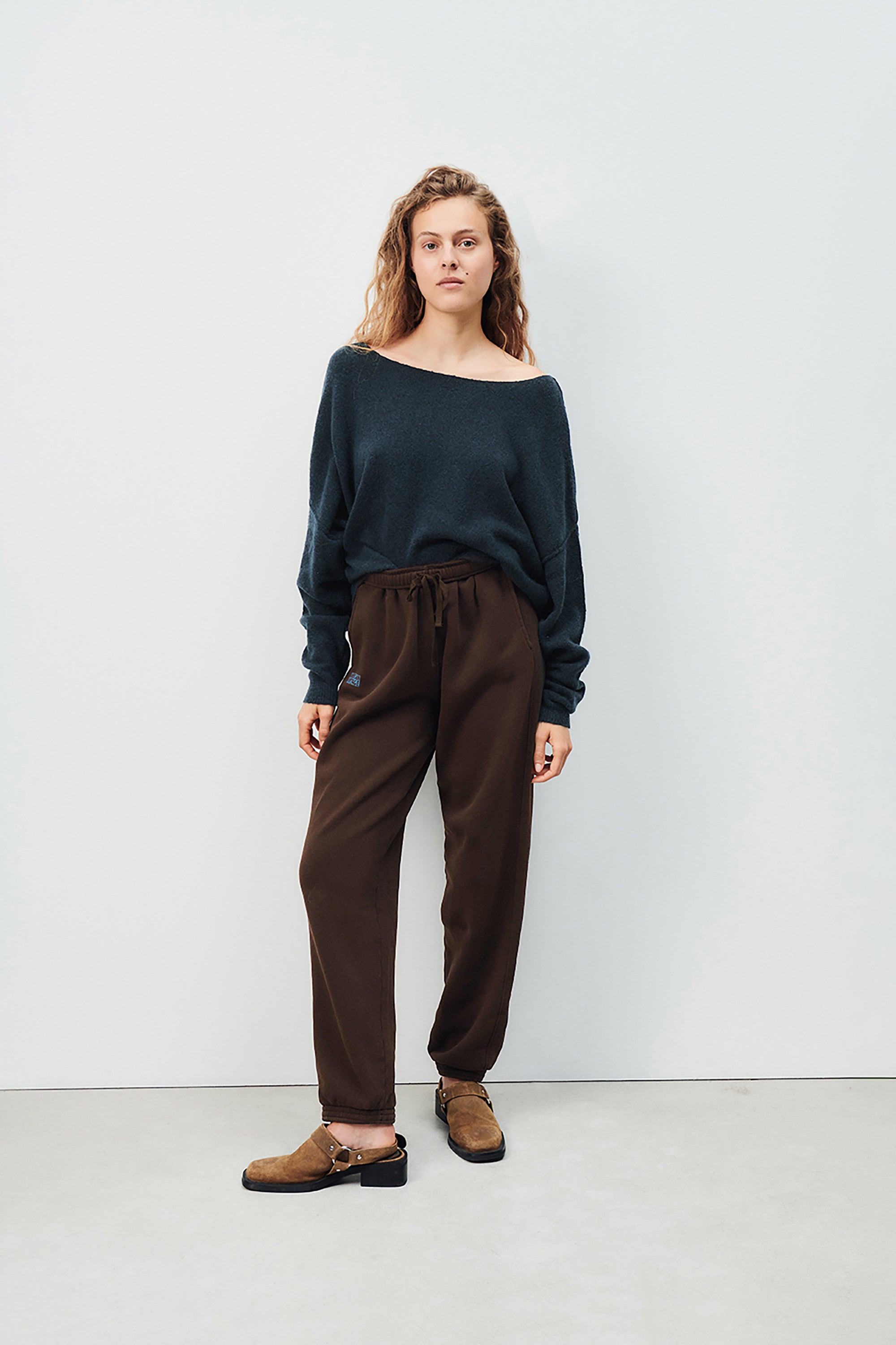 Damsville Jumper - Navy Blue Black Melange