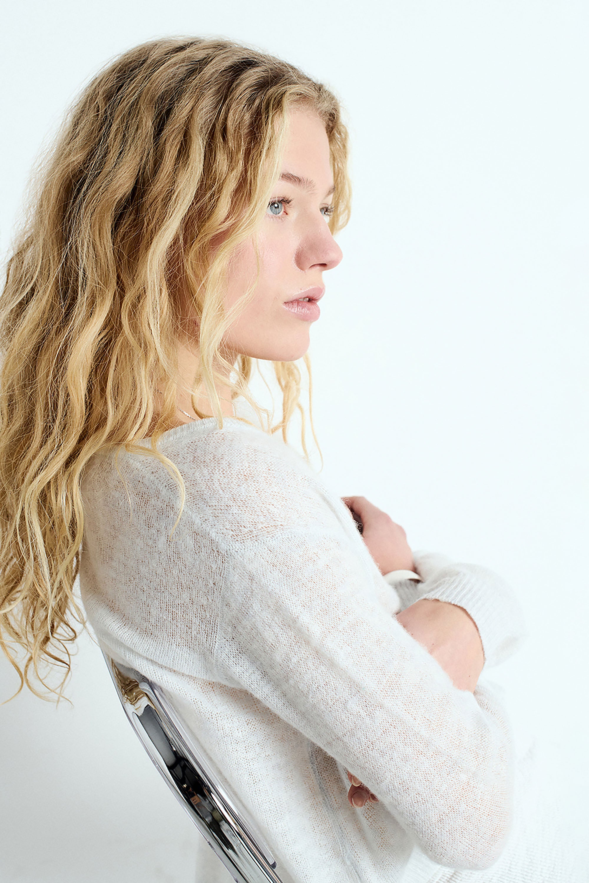 Dumy Cardigan - Arctic Melange - RUM Amsterdam