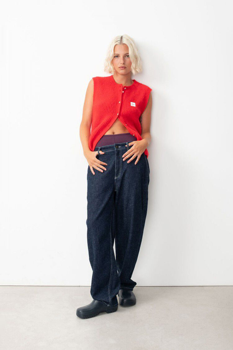 East Sleeveless Cardigan - Pepper Melange - RUM Amsterdam