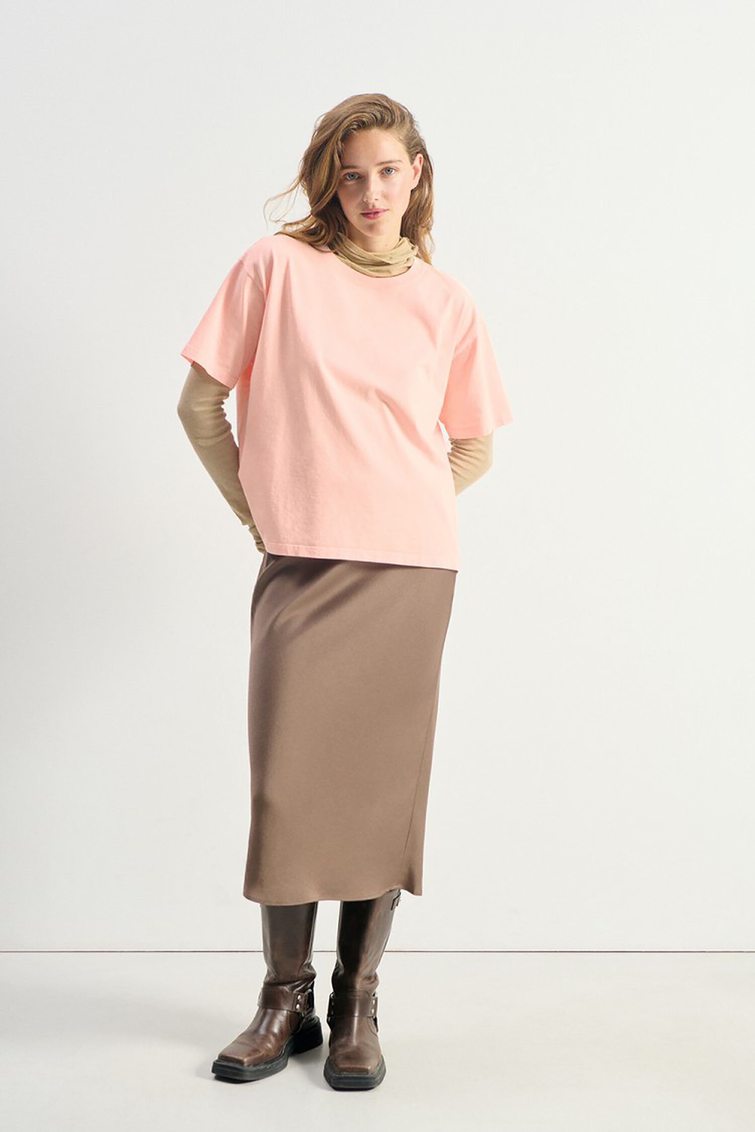 Fizvalley T-Shirt - Vintage Camellia