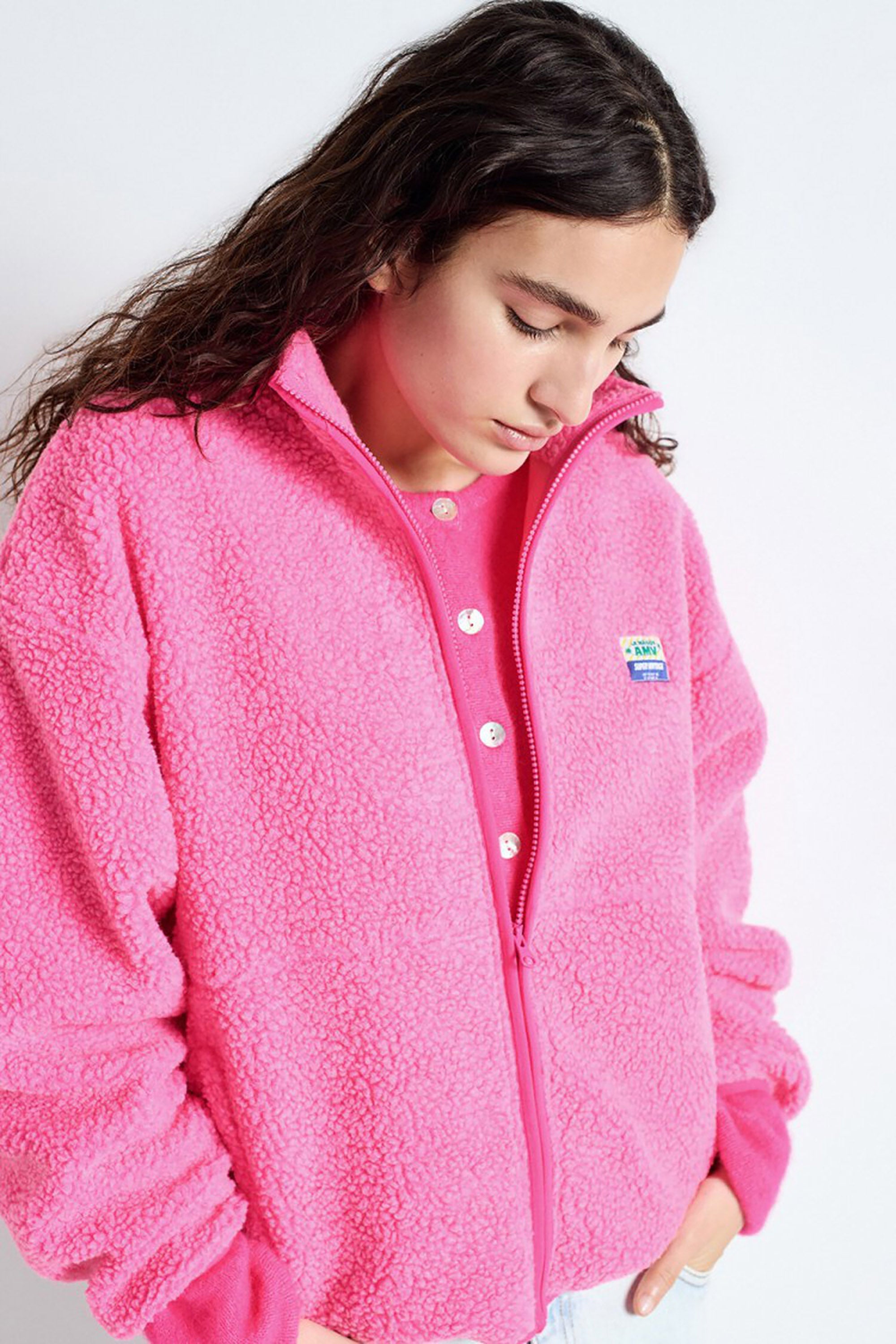 Hoktown Jacket - Acid Pink Melange
