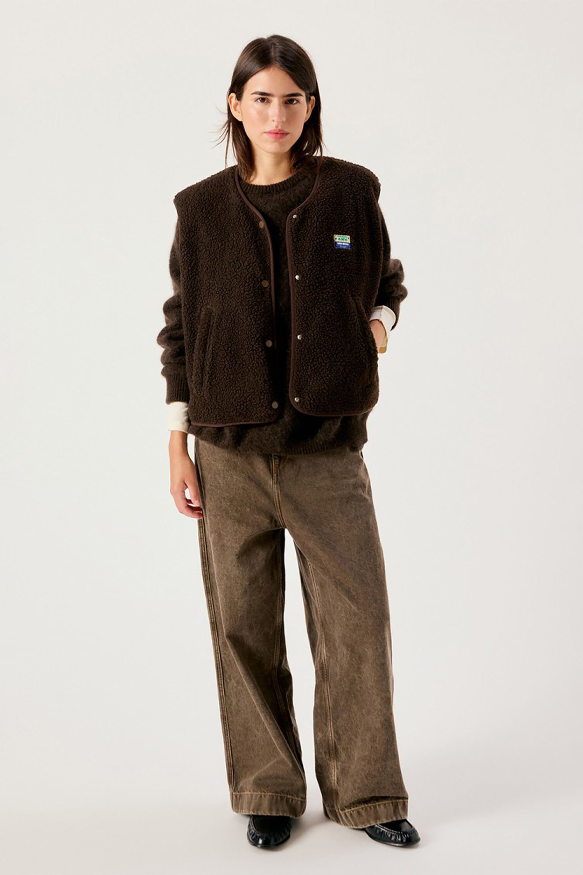 Hoktown Gilet - Chesnut Tree Melange