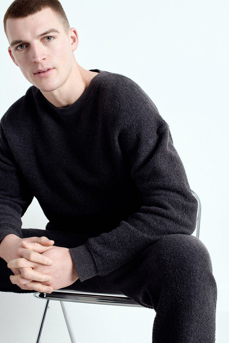 Men's Bobypark Sweatshirt - Charcoal Melange - RUM Amsterdam