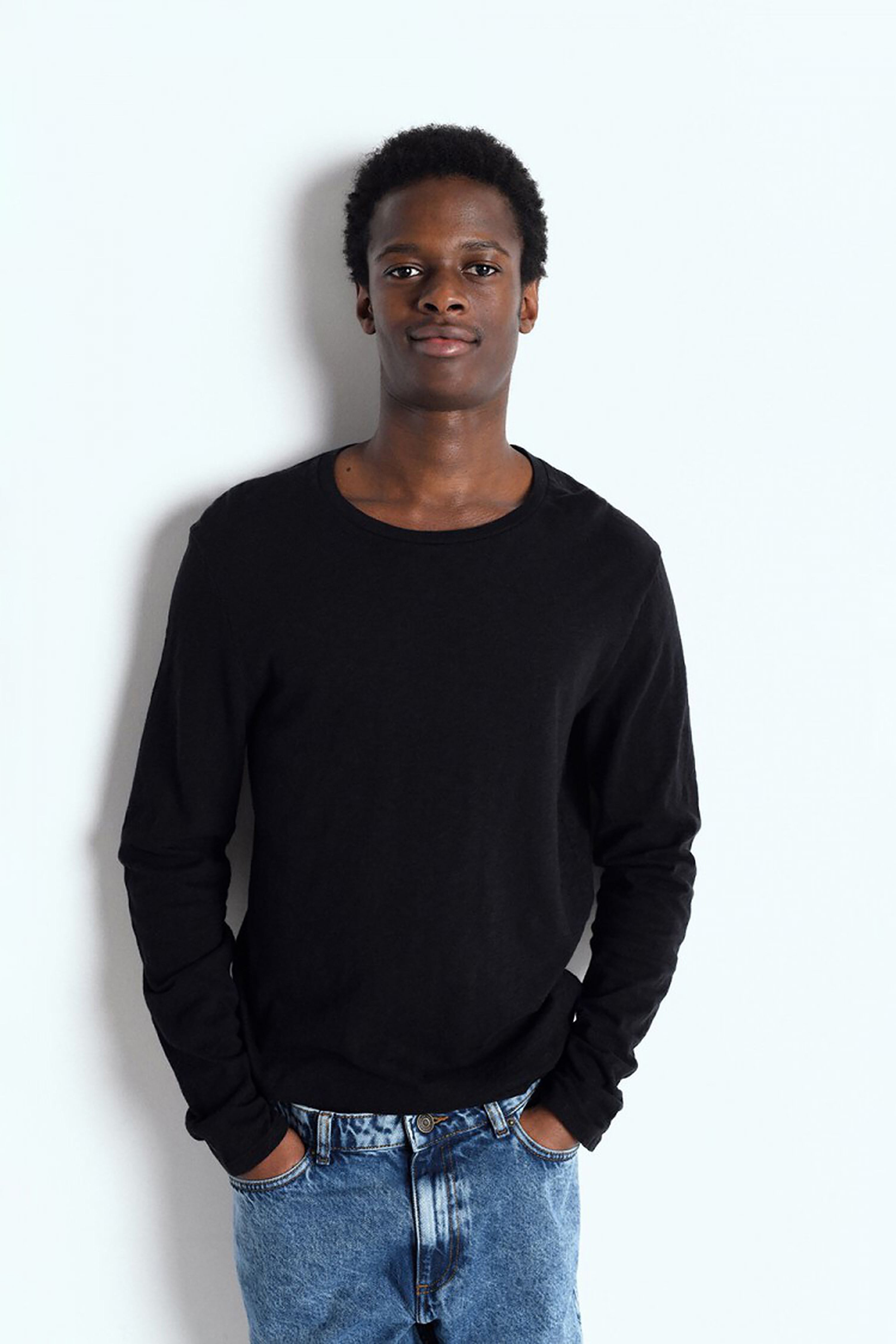 Men's Bysapick T-Shirt LS - Black