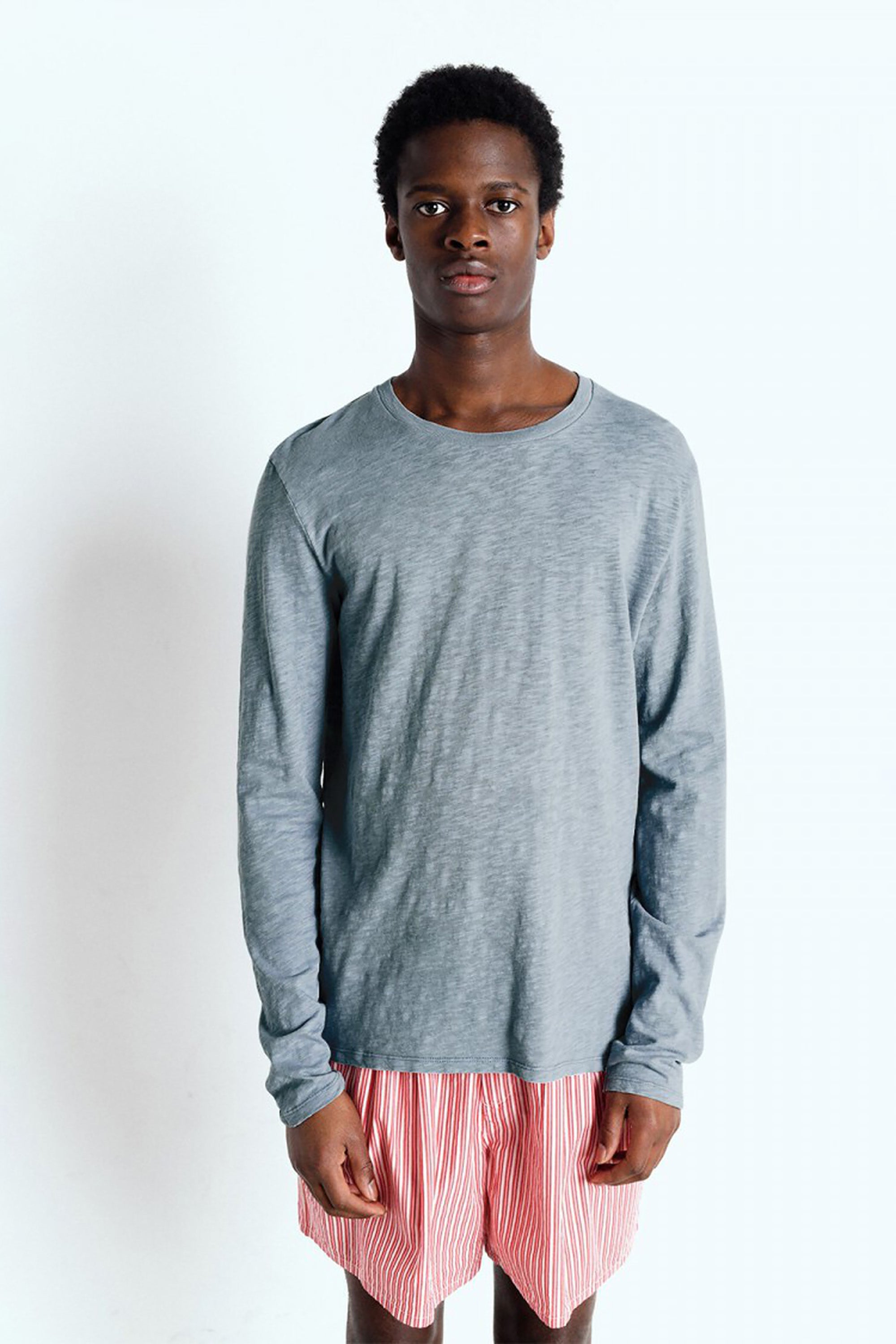 Men's Bysapick T-Shirt LS - Gray Day