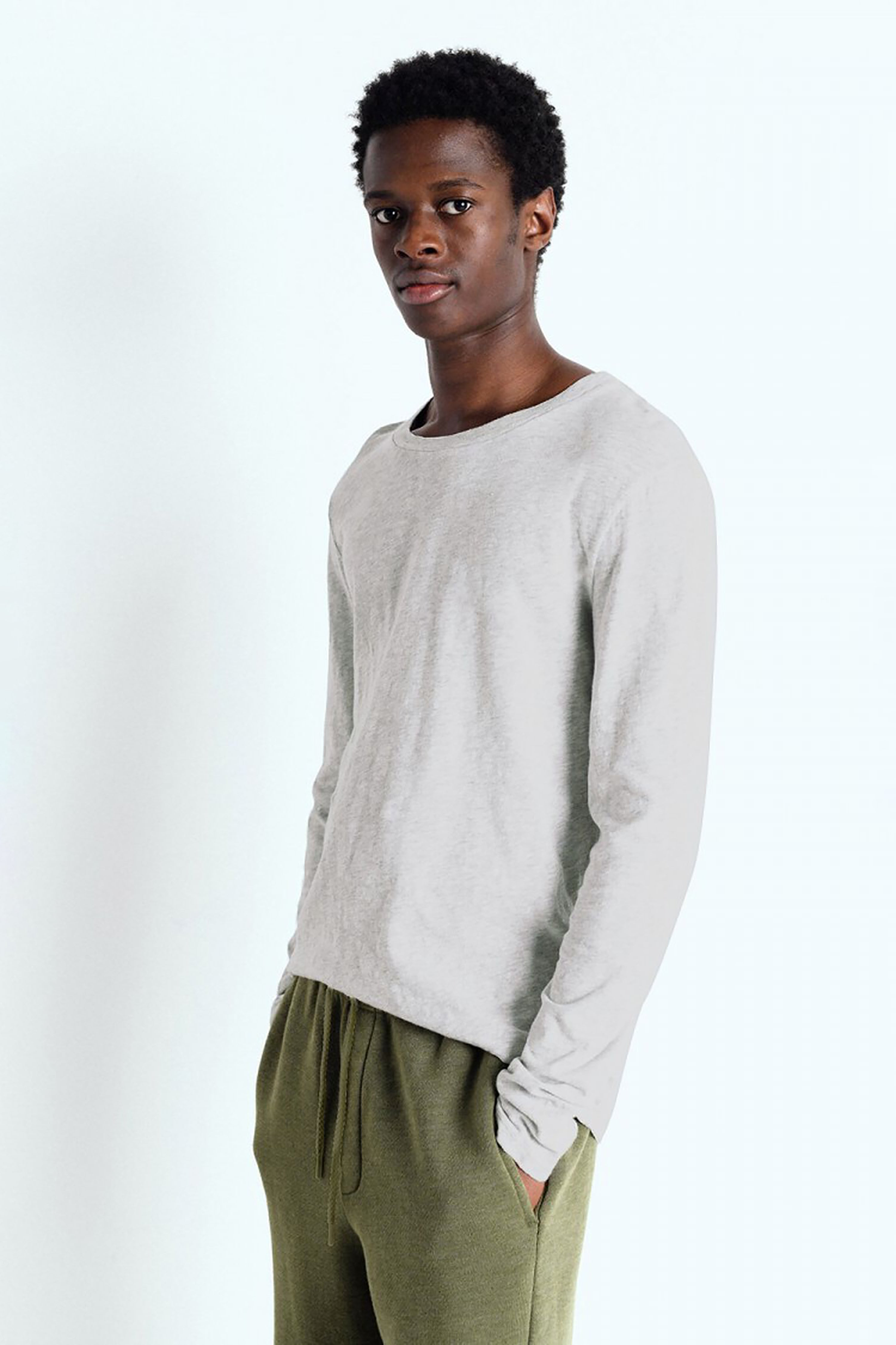 Men's Bysapick T-Shirt LS - Polar Melange