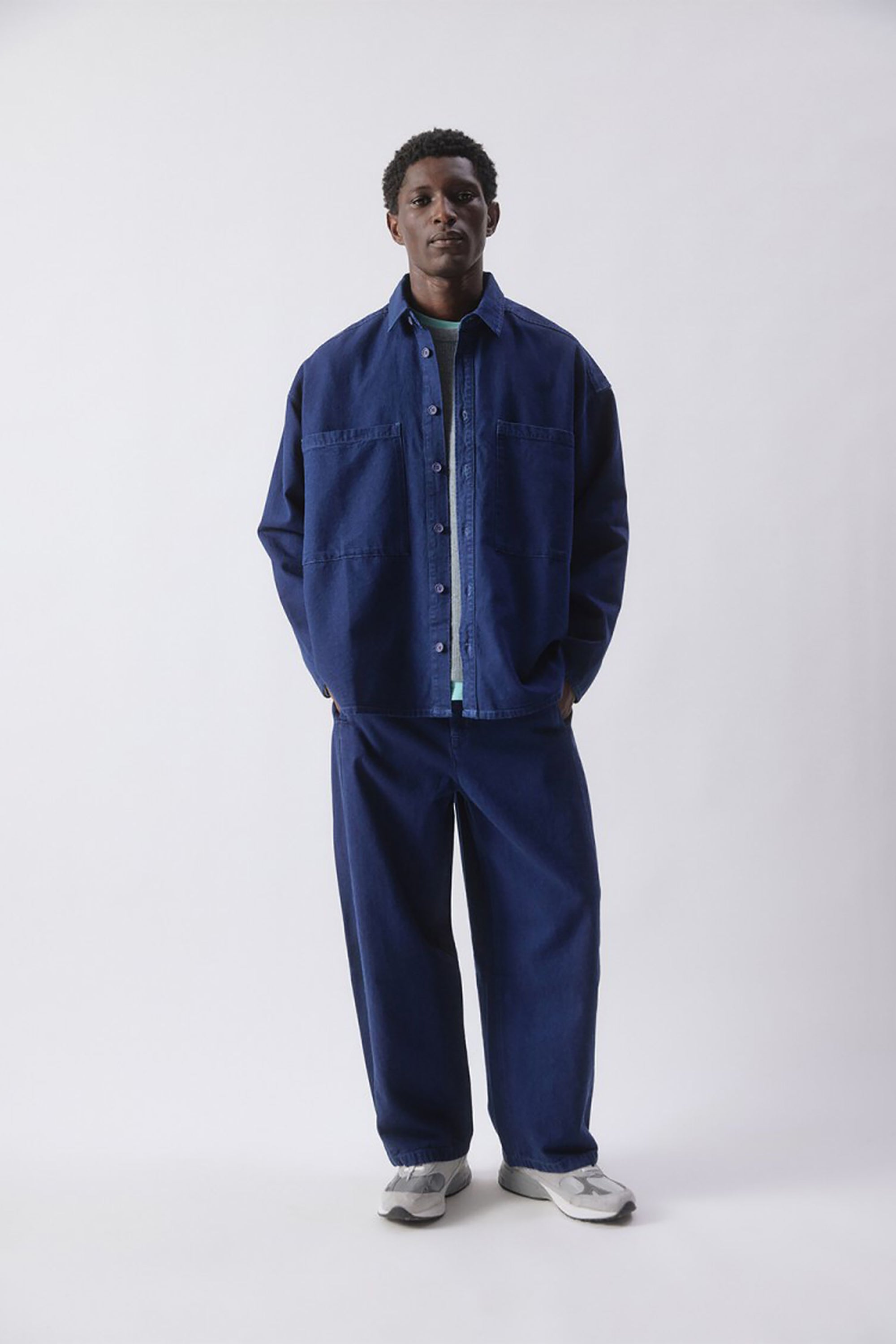 Men's Comow Shirt - Raw Blue