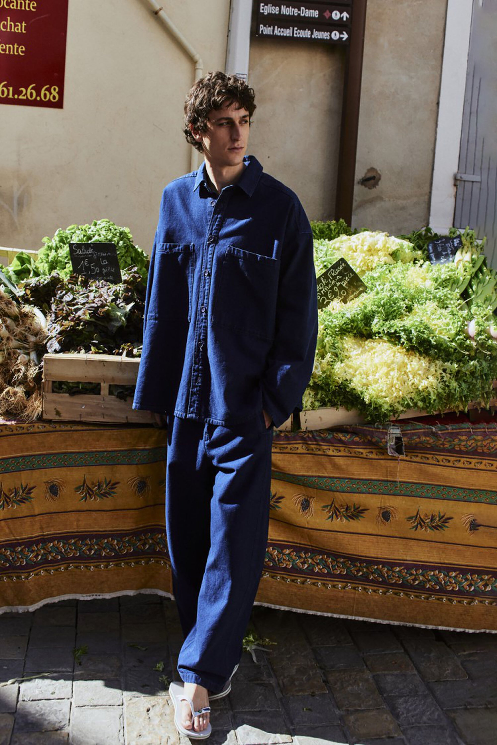 Men's Comow Shirt - Raw Blue