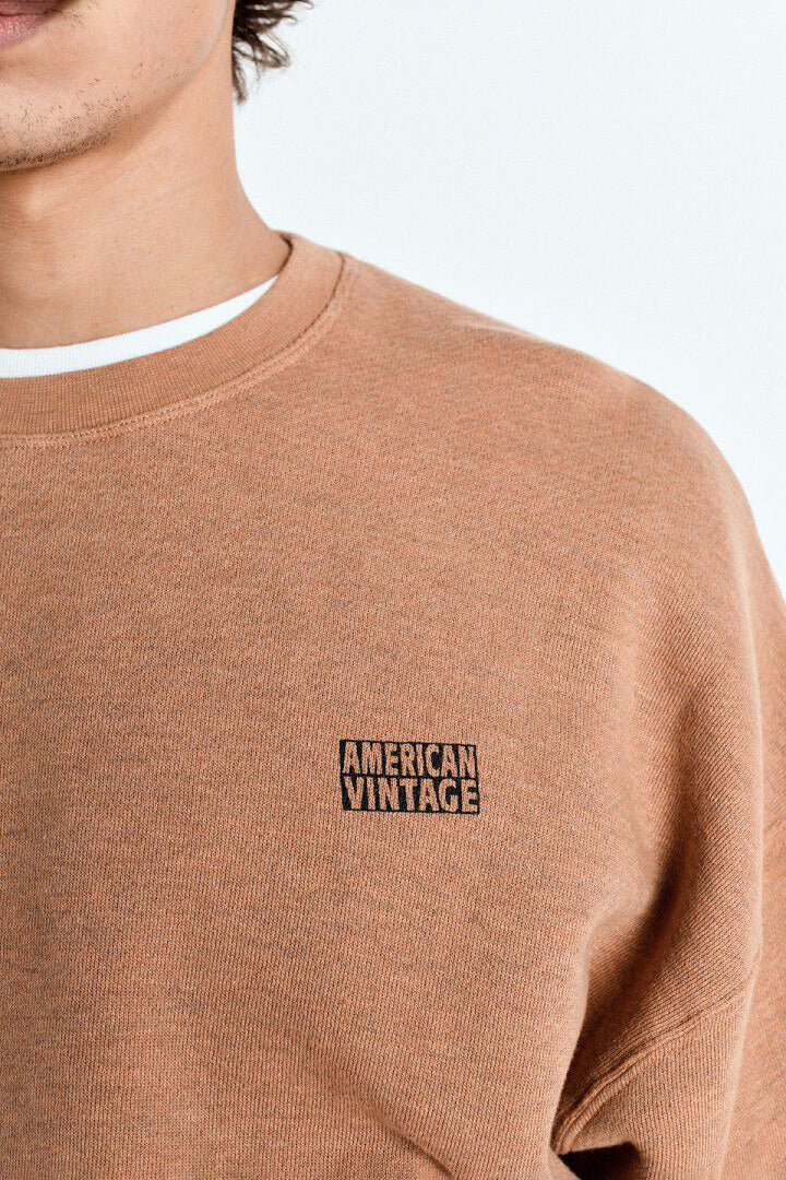 Men's Doven Sweatshirt - Overdyed Hazelnut - RUM Amsterdam