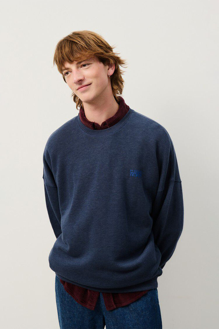 Men's Doven Sweatshirt - Overdyed Navy - RUM Amsterdam