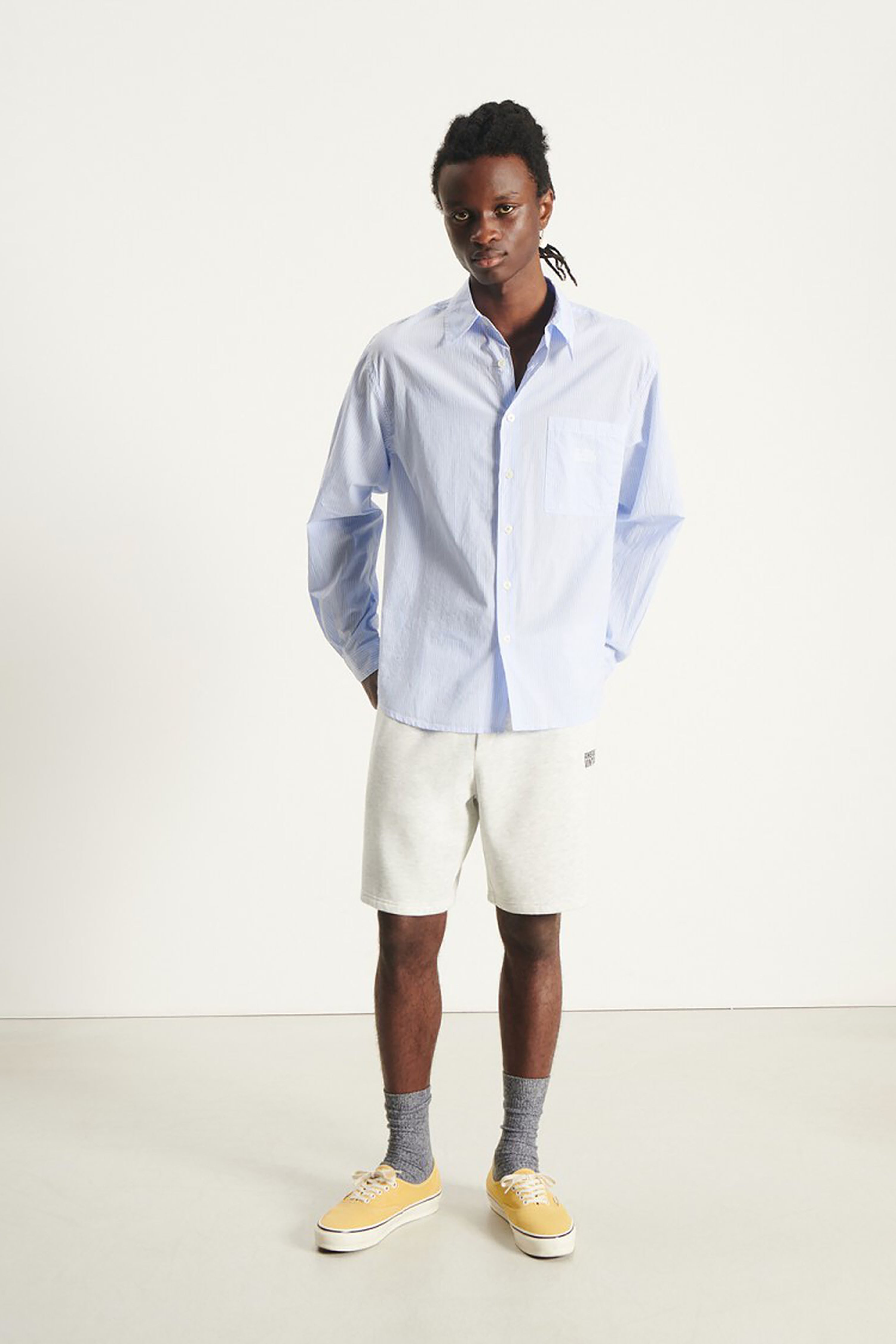 Men's Eluabird Shirt - Blue Stripes