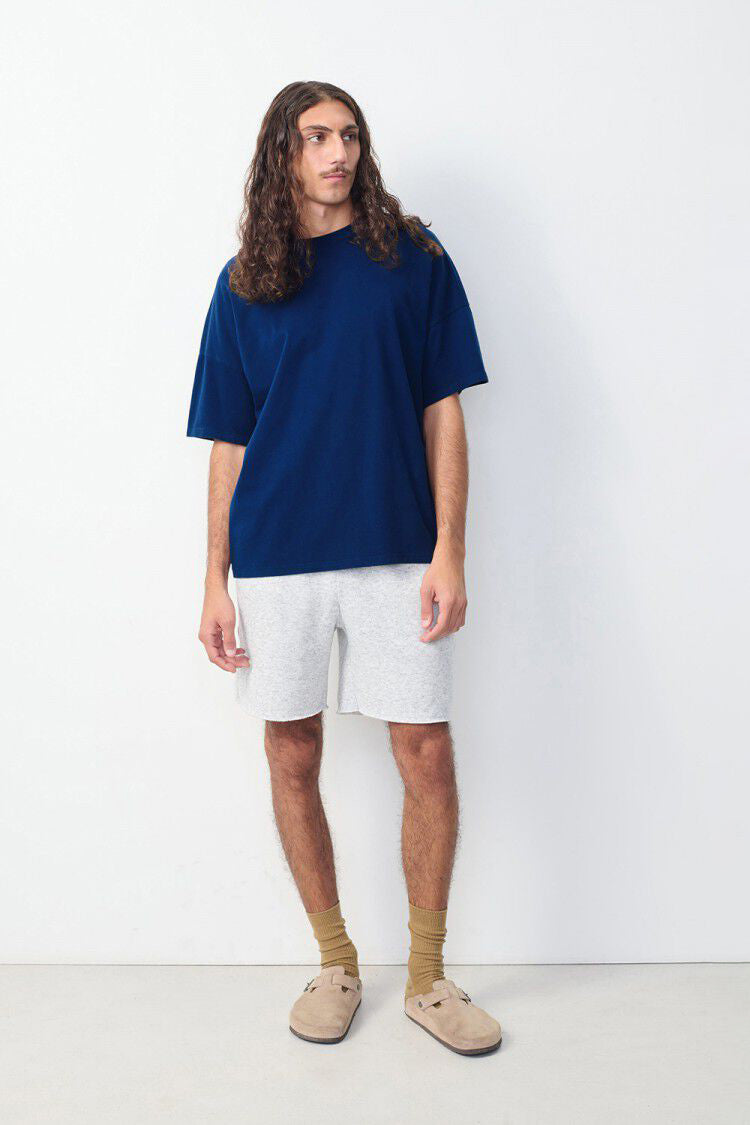 Men's Evona Shorts - Light Grey Melange - RUM Amsterdam
