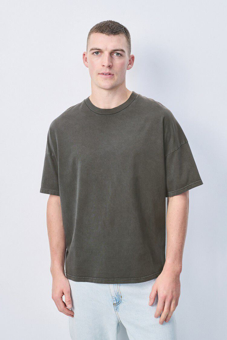 Men's Fizvalley T-Shirt SS - Vintage Carbon - RUM Amsterdam