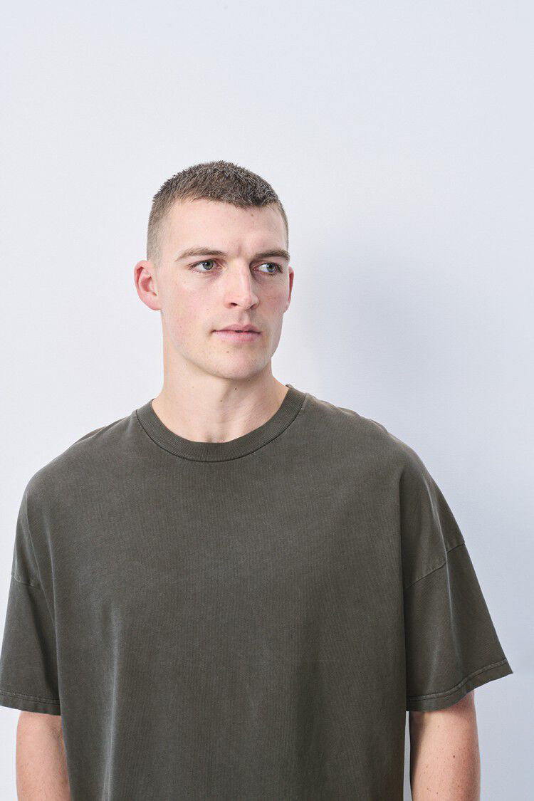 Men's Fizvalley T-Shirt SS - Vintage Carbon - RUM Amsterdam