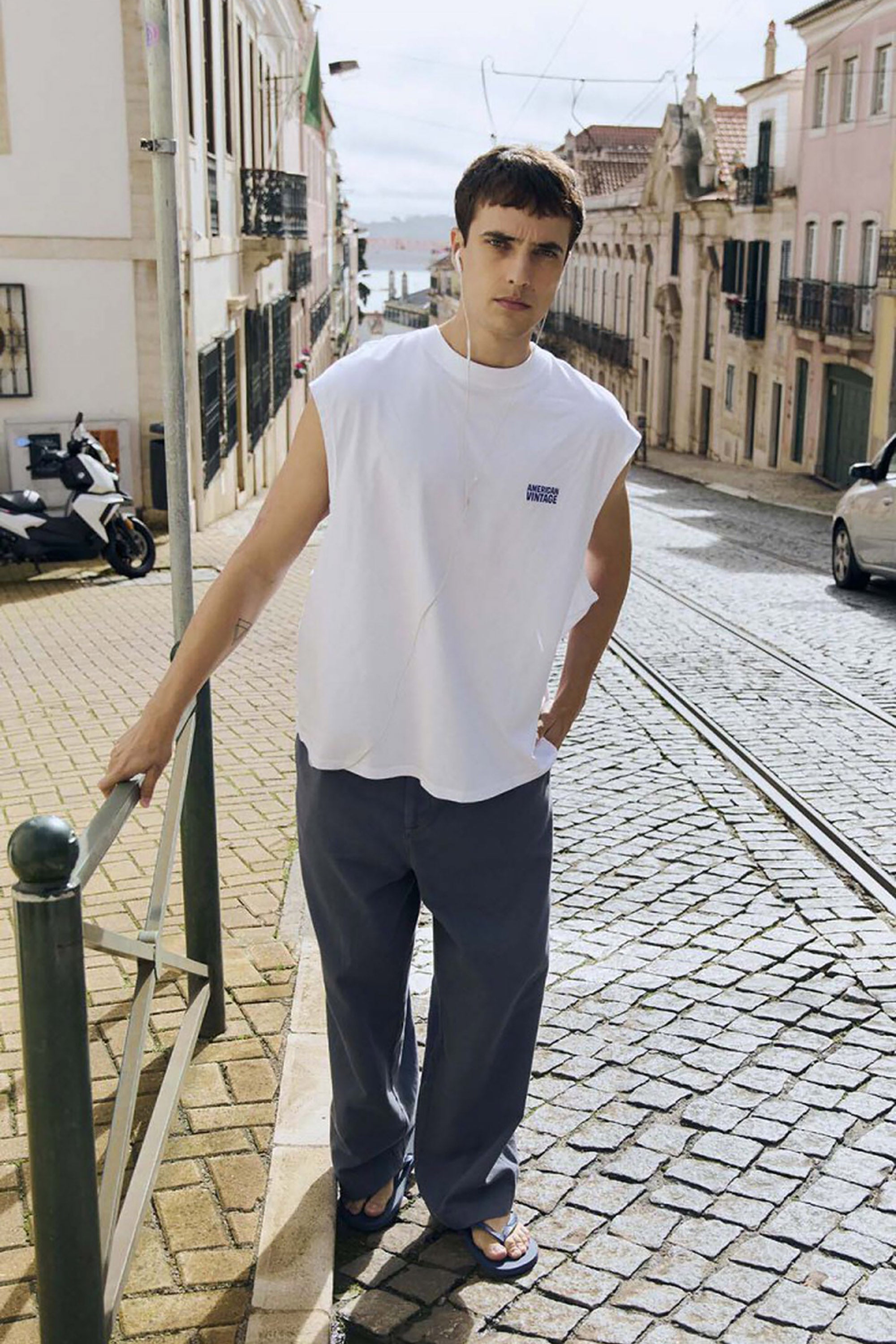 Men's Gixy Tank Top - White