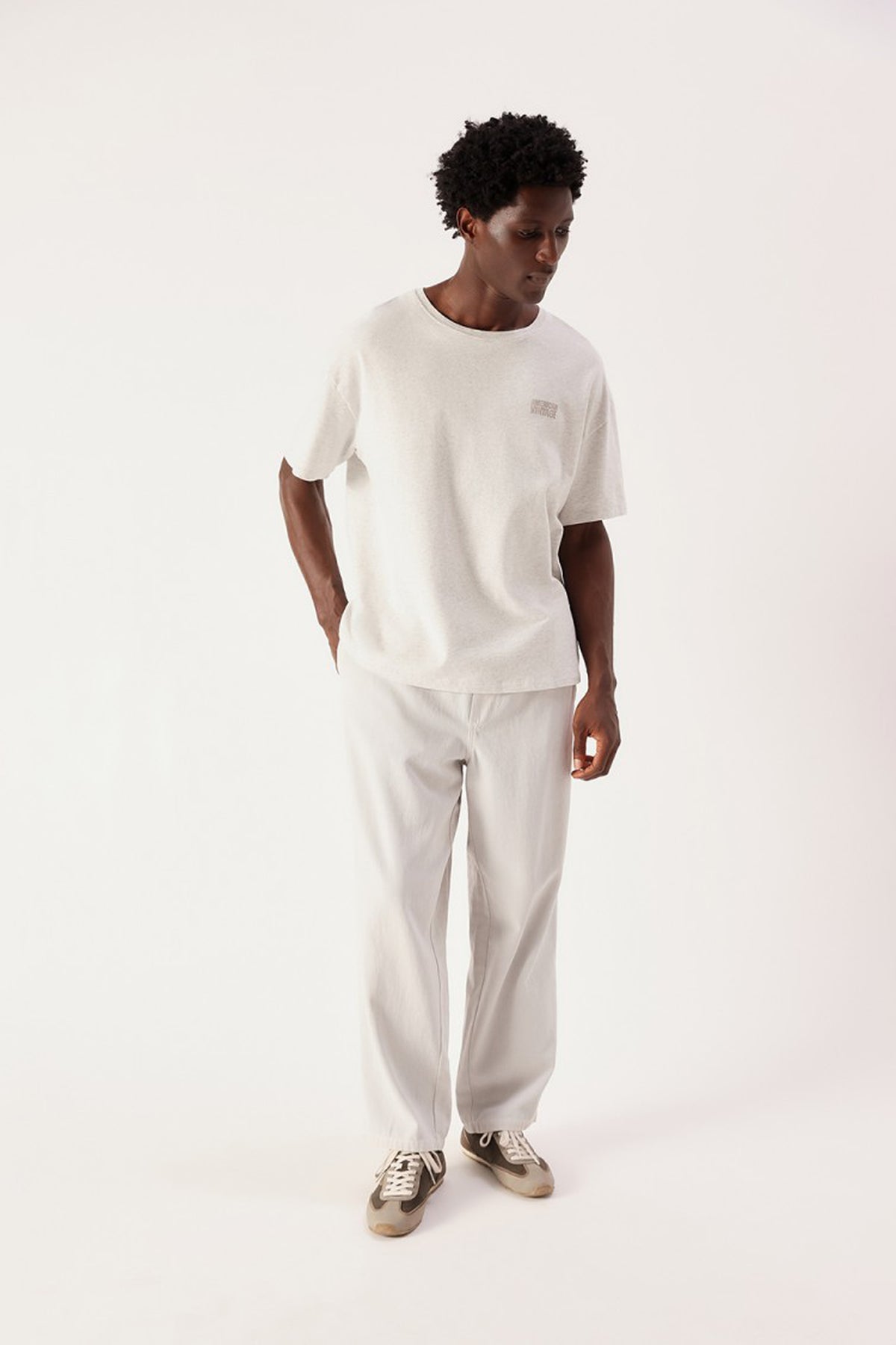 Men's Lycaz Trousers - Vintage Ecru - RUM Amsterdam