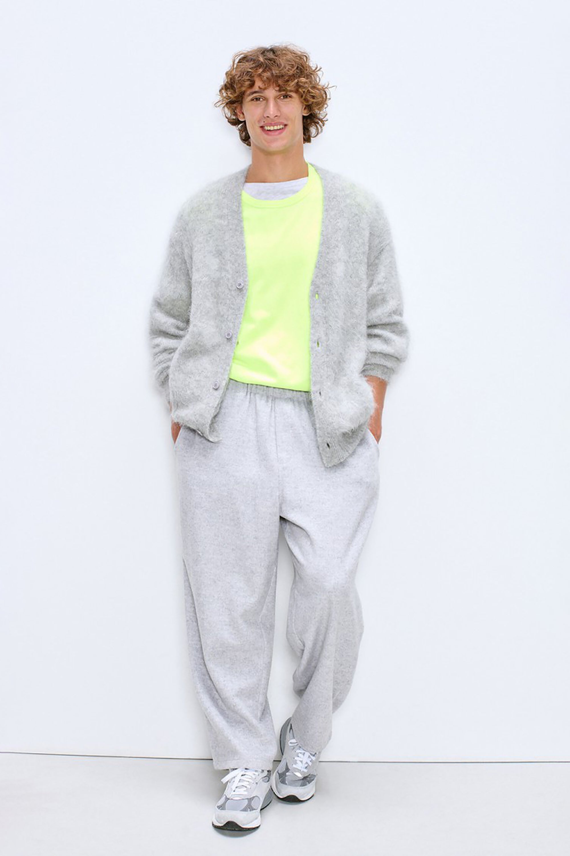 Men's Niby Cardigan - Heather Grey