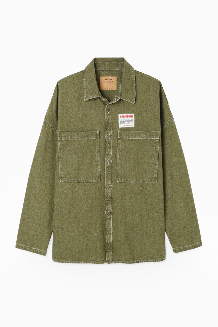 Men's Uzatown Shirt - Khaki - RUM Amsterdam