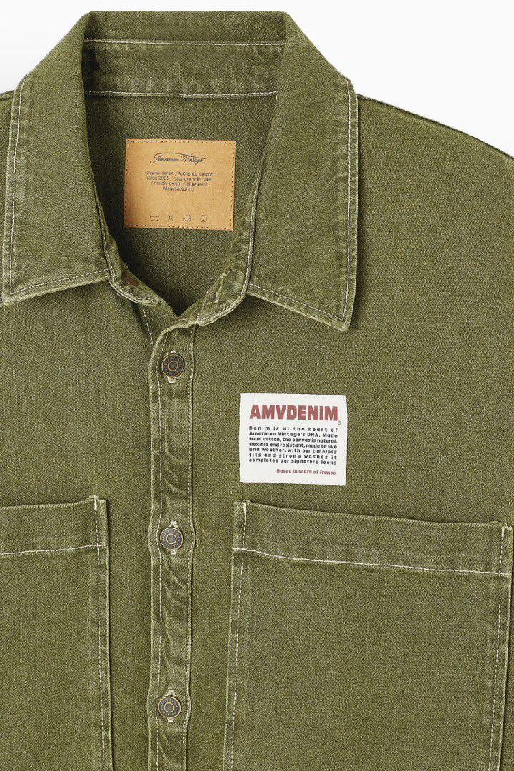 Men's Uzatown Shirt - Khaki - RUM Amsterdam