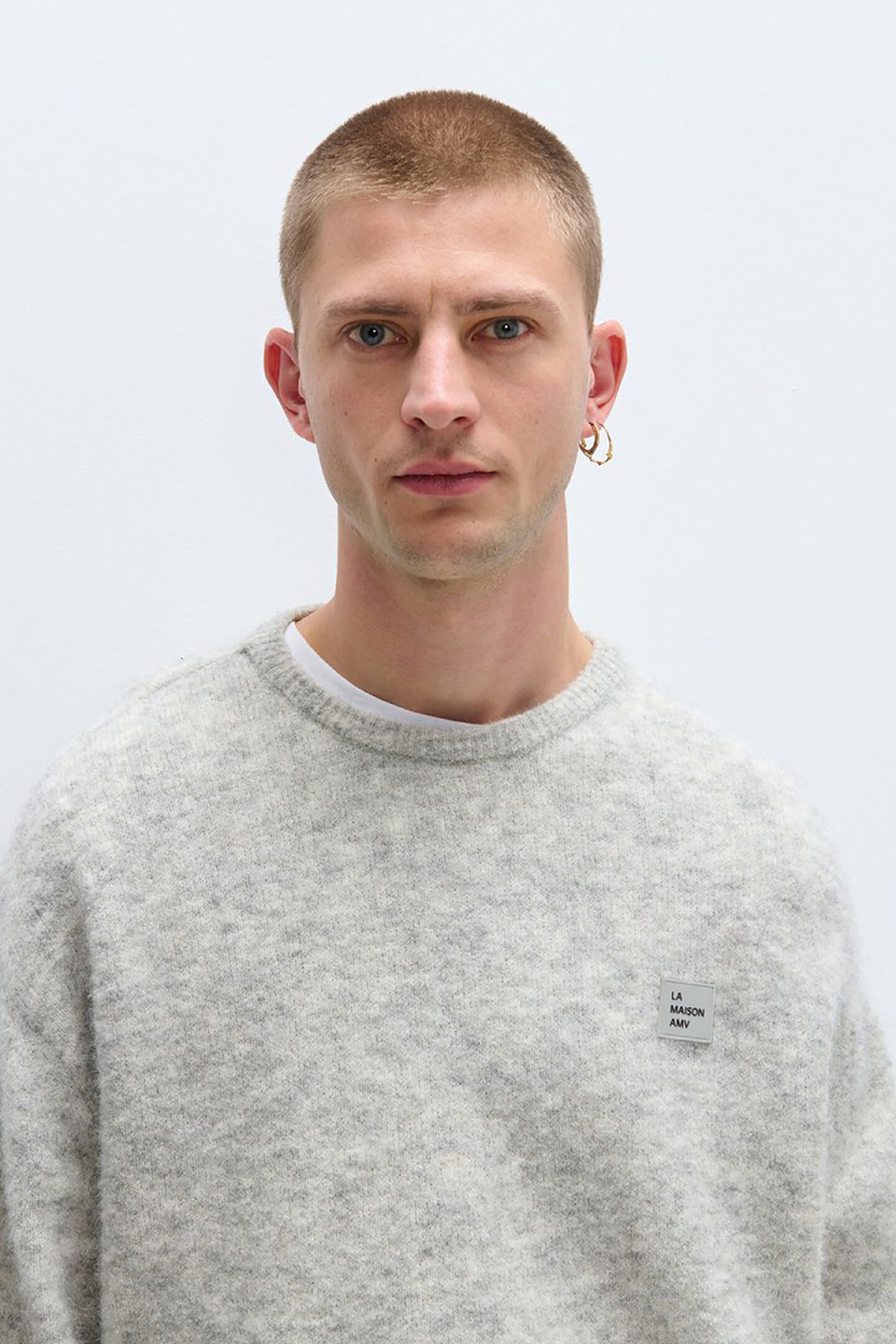 Men's Vitow Jumper - Light Grey Melange