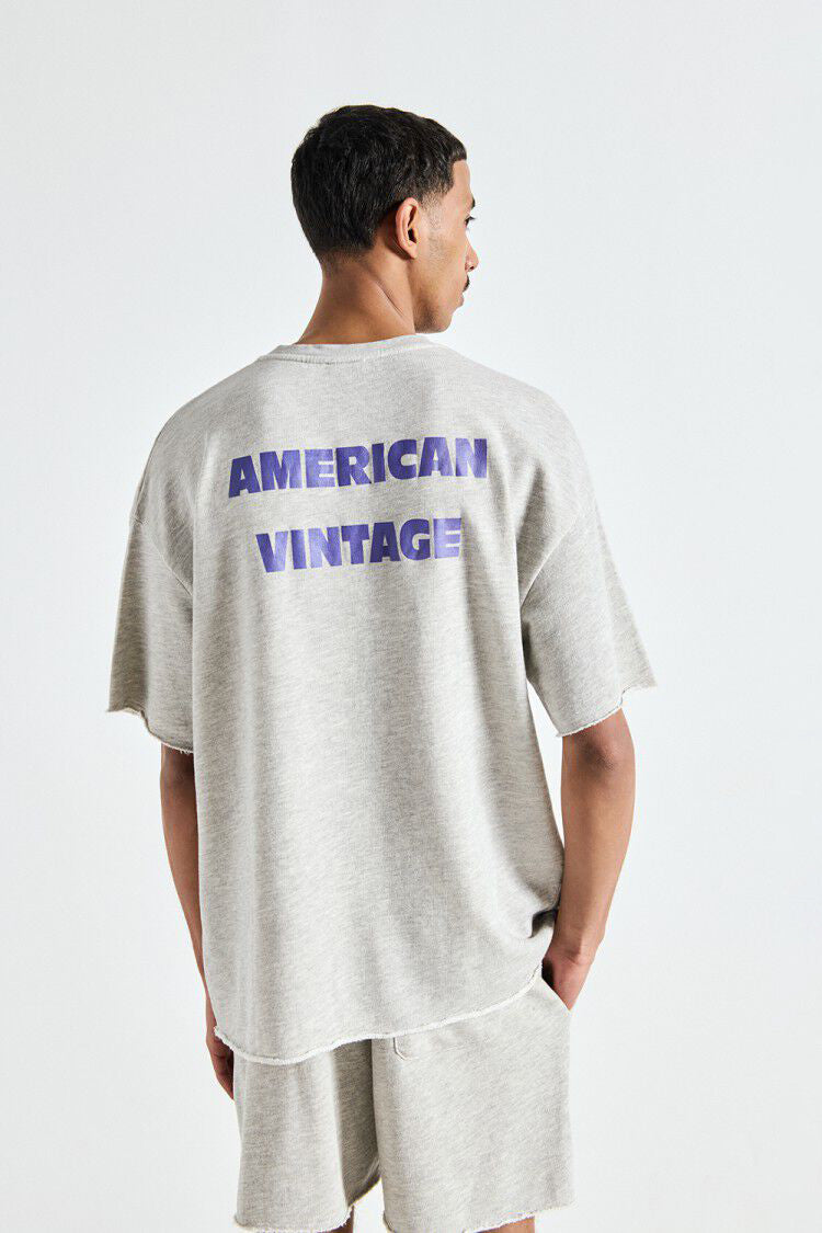 Men's Zofbay T-Shirt SS - Heather Grey - RUM Amsterdam