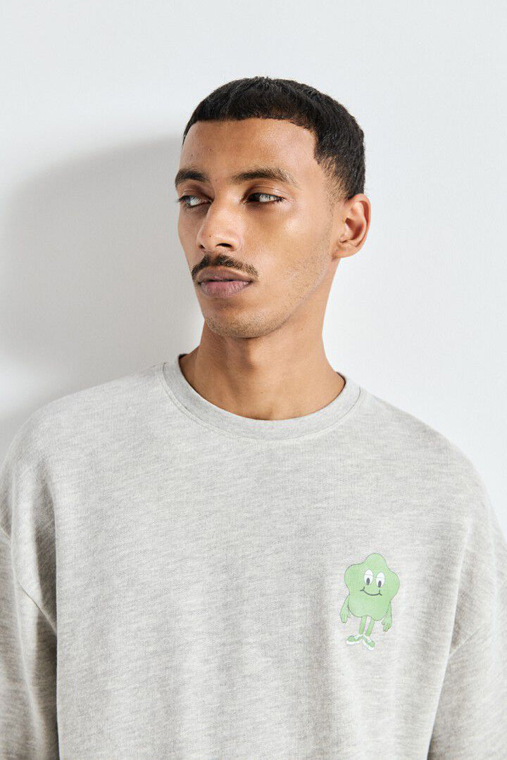 Men's Zofbay T-Shirt SS - Heather Grey - RUM Amsterdam