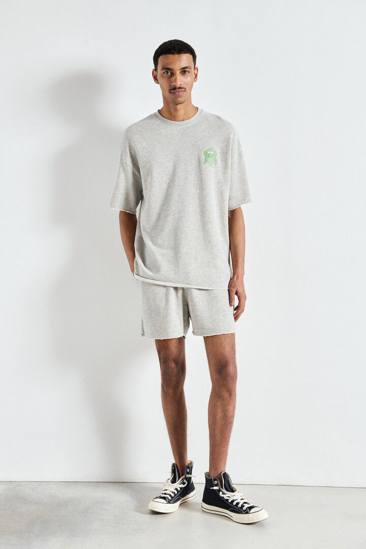 Men's Zofbay T-Shirt SS - Heather Grey - RUM Amsterdam