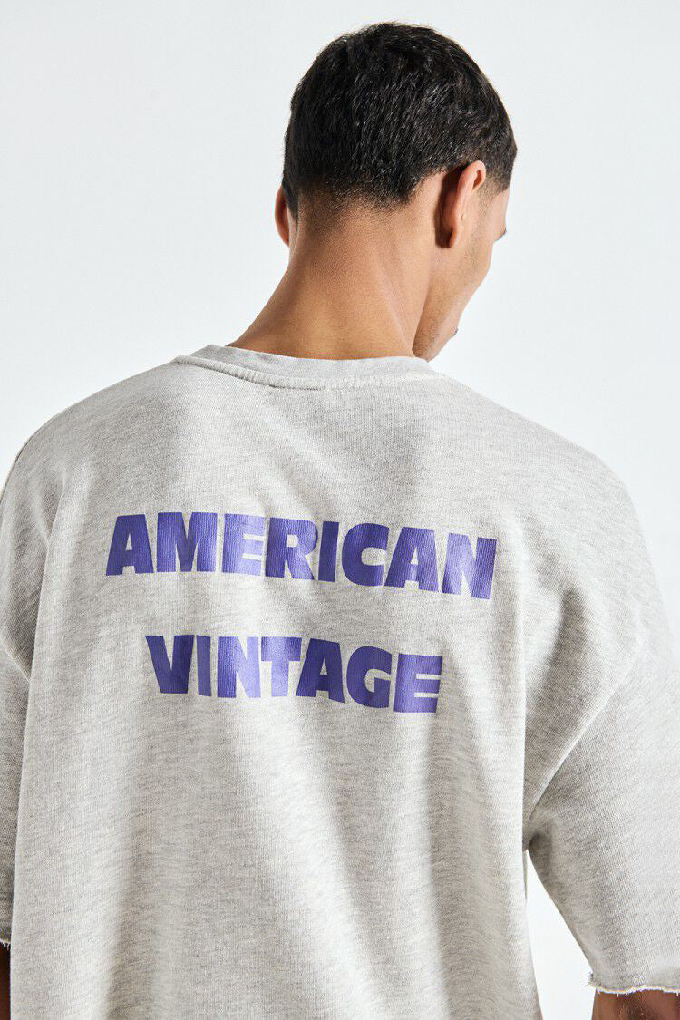 Men's Zofbay T-Shirt SS - Heather Grey - RUM Amsterdam