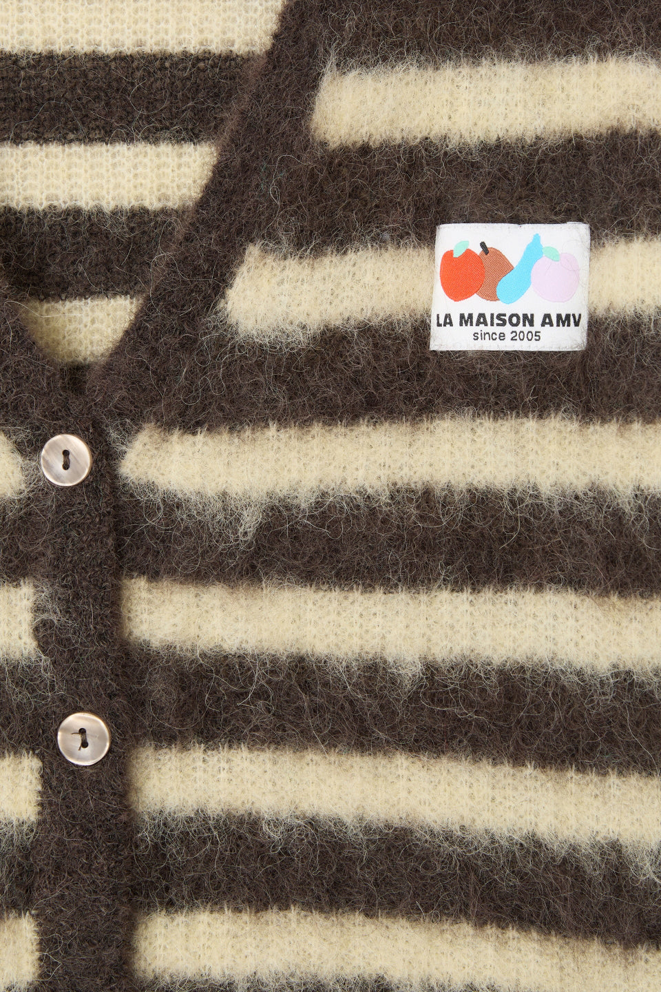 Nenybay Cardigan - Striped Soybean Root - RUM Amsterdam
