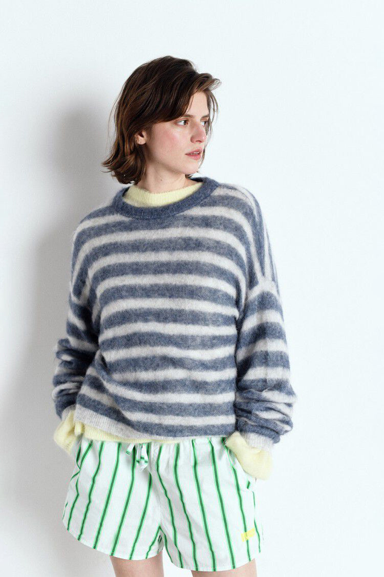 Nenybay Jumper - Polar Melange / Striped Tornado Melange
