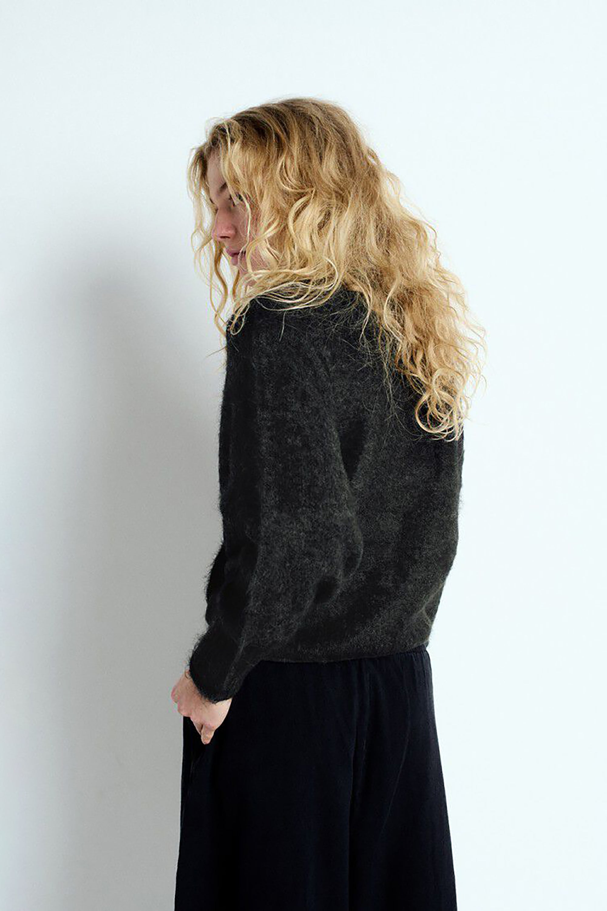 Nuny Cardigan - Charcoal Melange - RUM Amsterdam