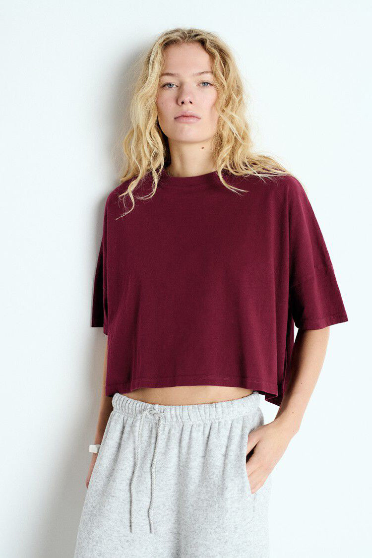 Ouky Tee - Burgundy Vintage - RUM Amsterdam