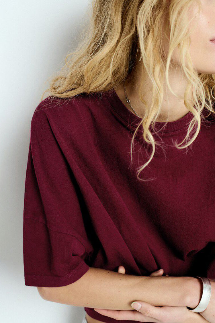 Ouky Tee - Burgundy Vintage - RUM Amsterdam
